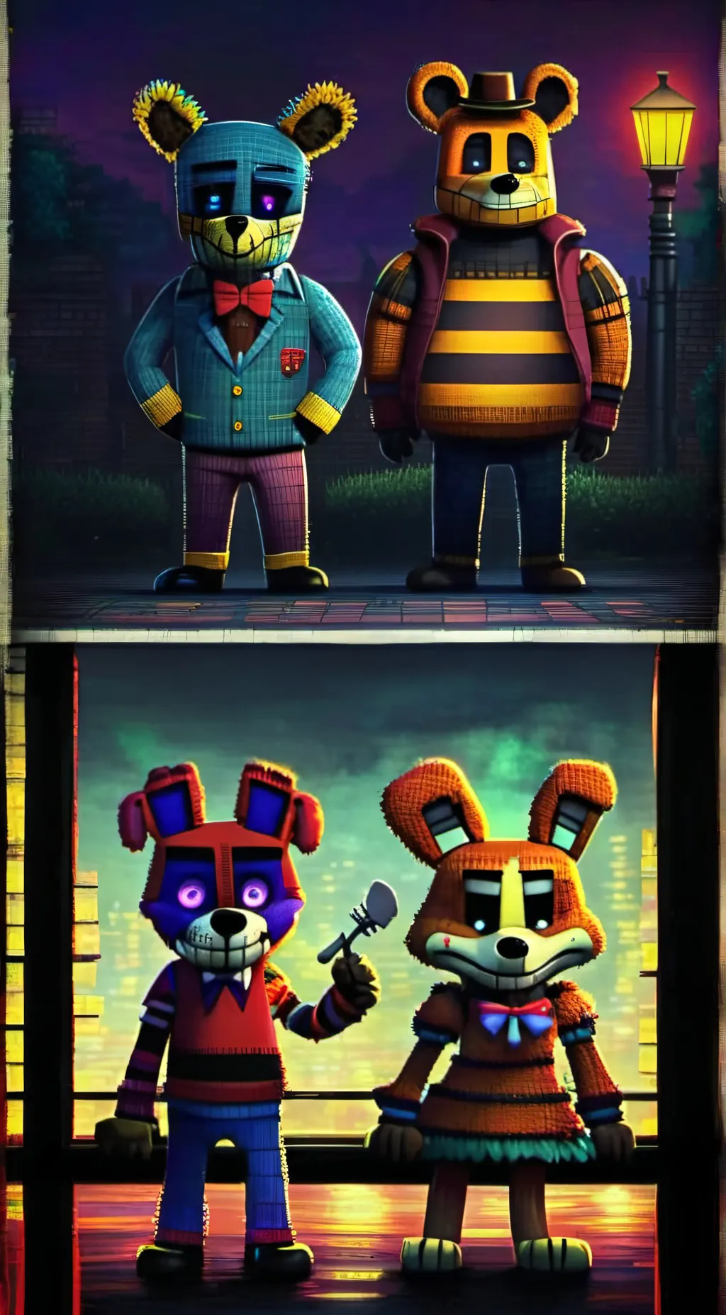 ai character: the fnaf moive background