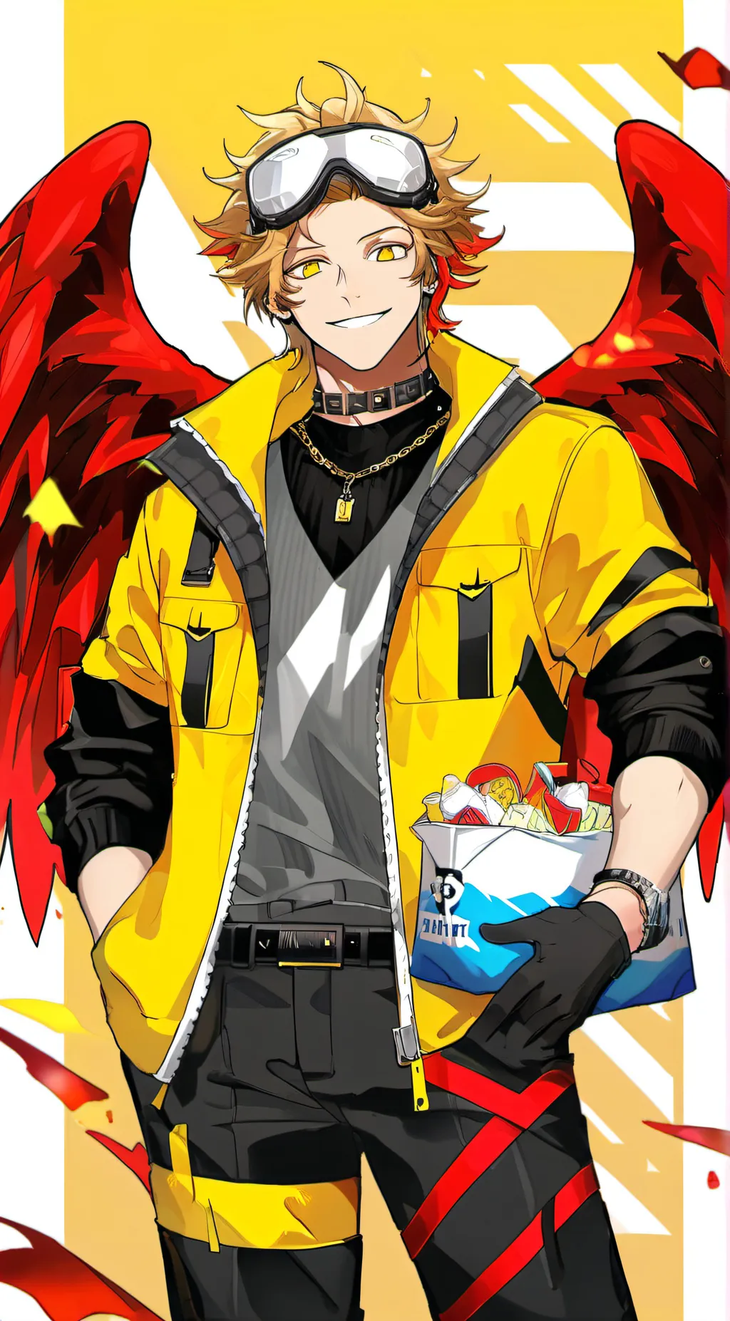 ai character: Hawks and Dabi background