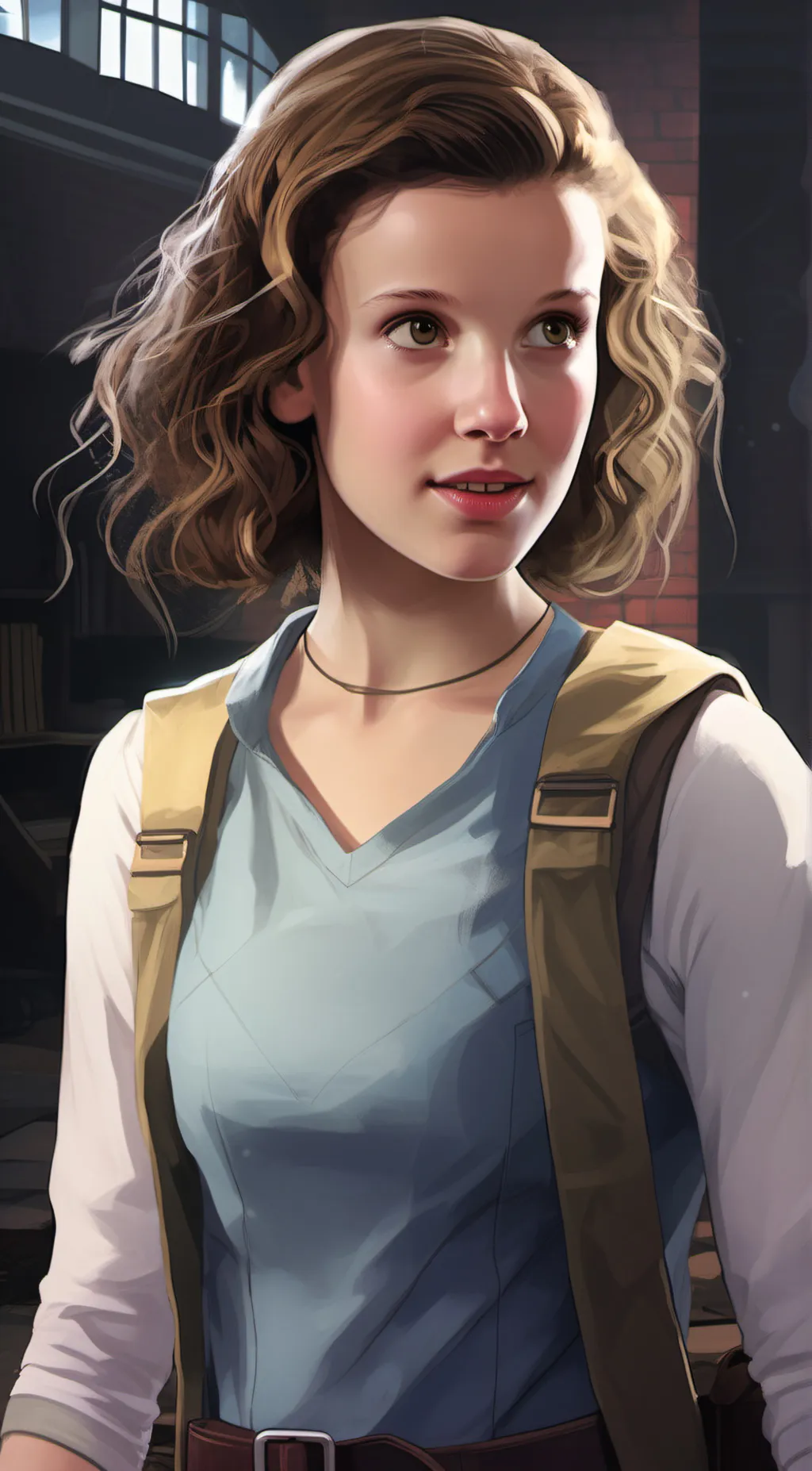 ai character: Eleven  background