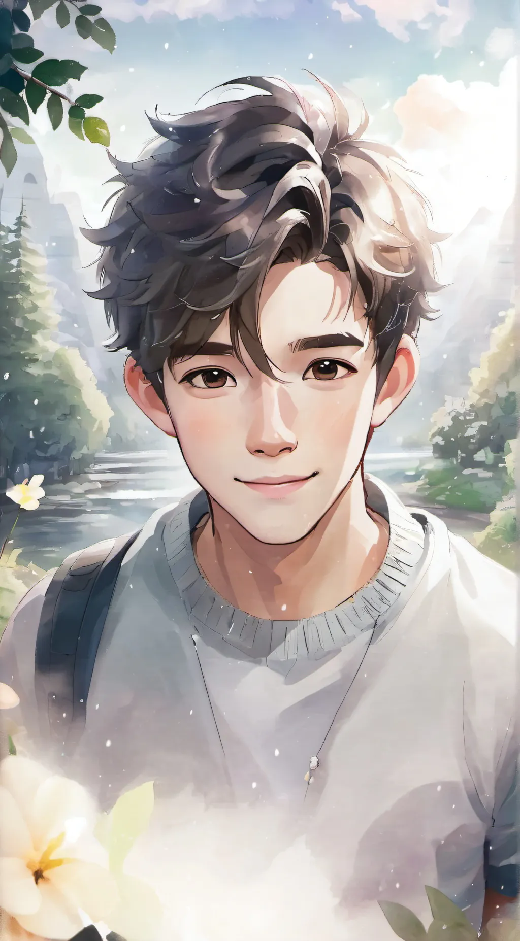 ai character: 🎤~•Mike•~🎙️ background