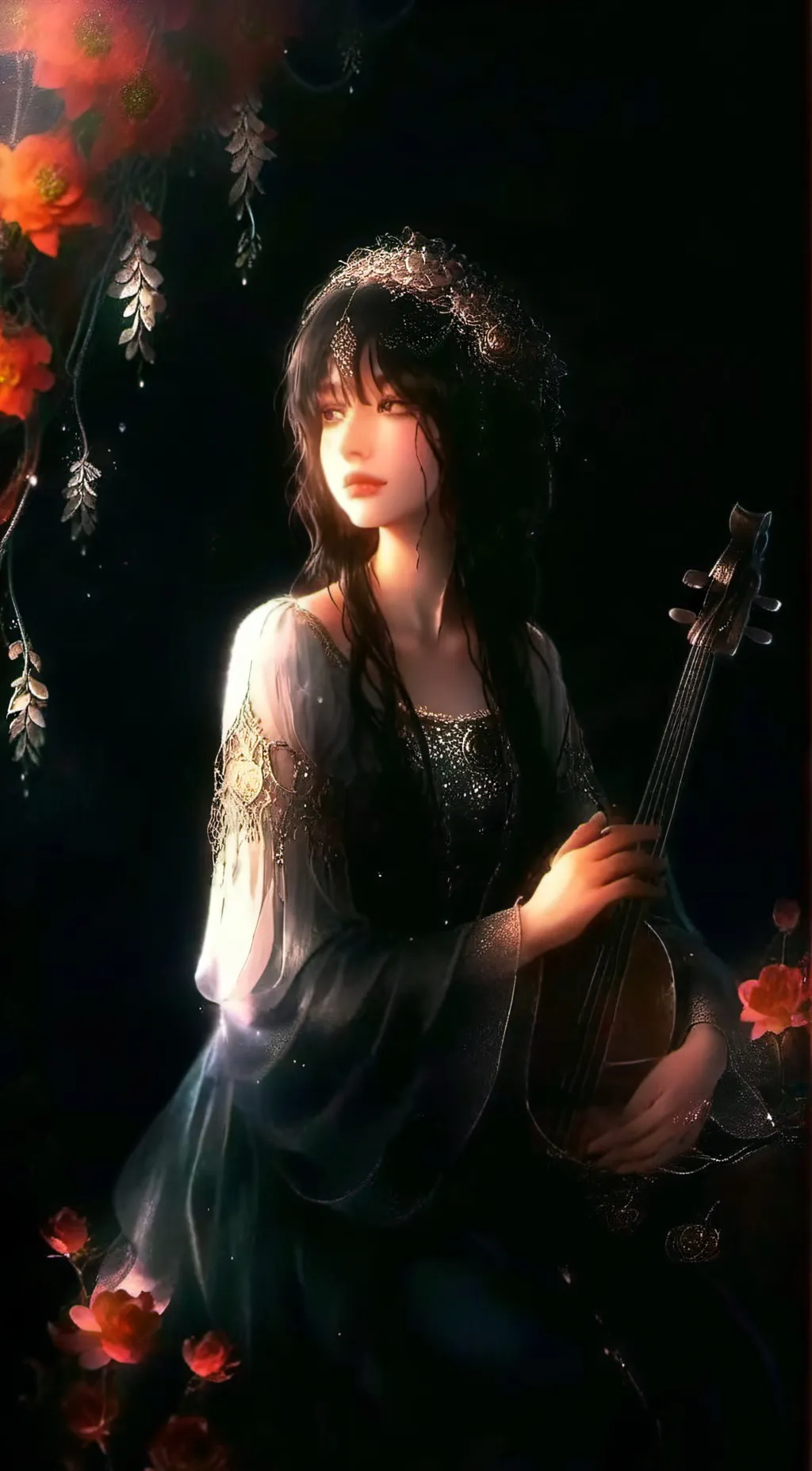 ai character: •☆fantasia☆• background