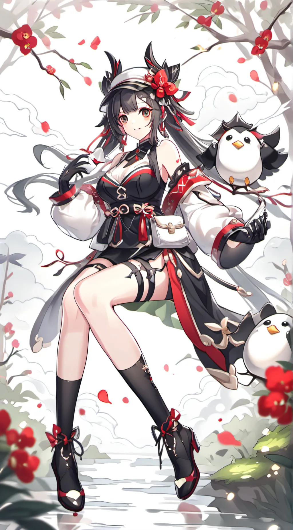 ai character: blossom  background
