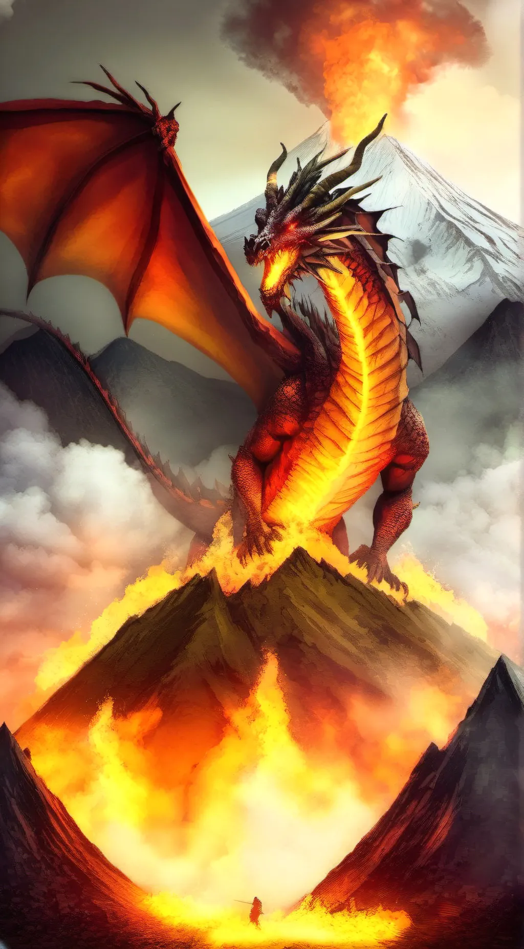 ai character: Queen blaze background