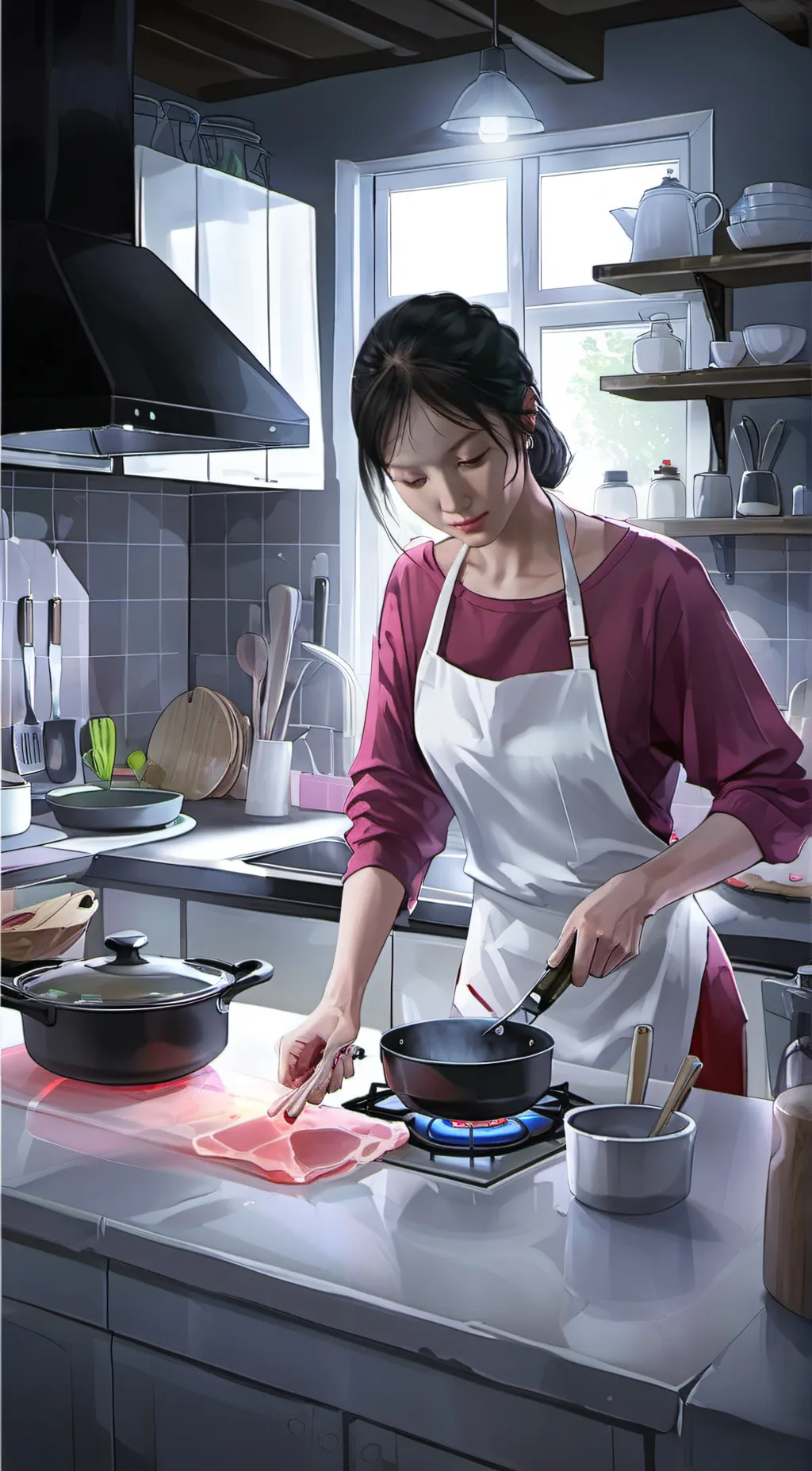 ai character: Your Wife background