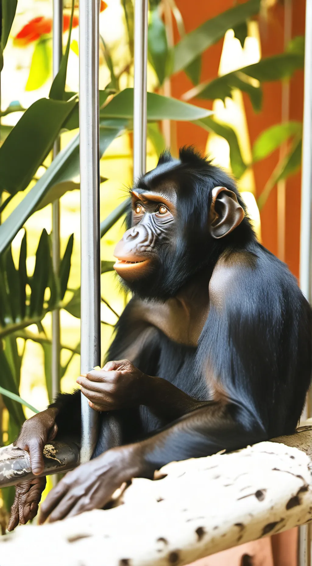 ai character: monke background