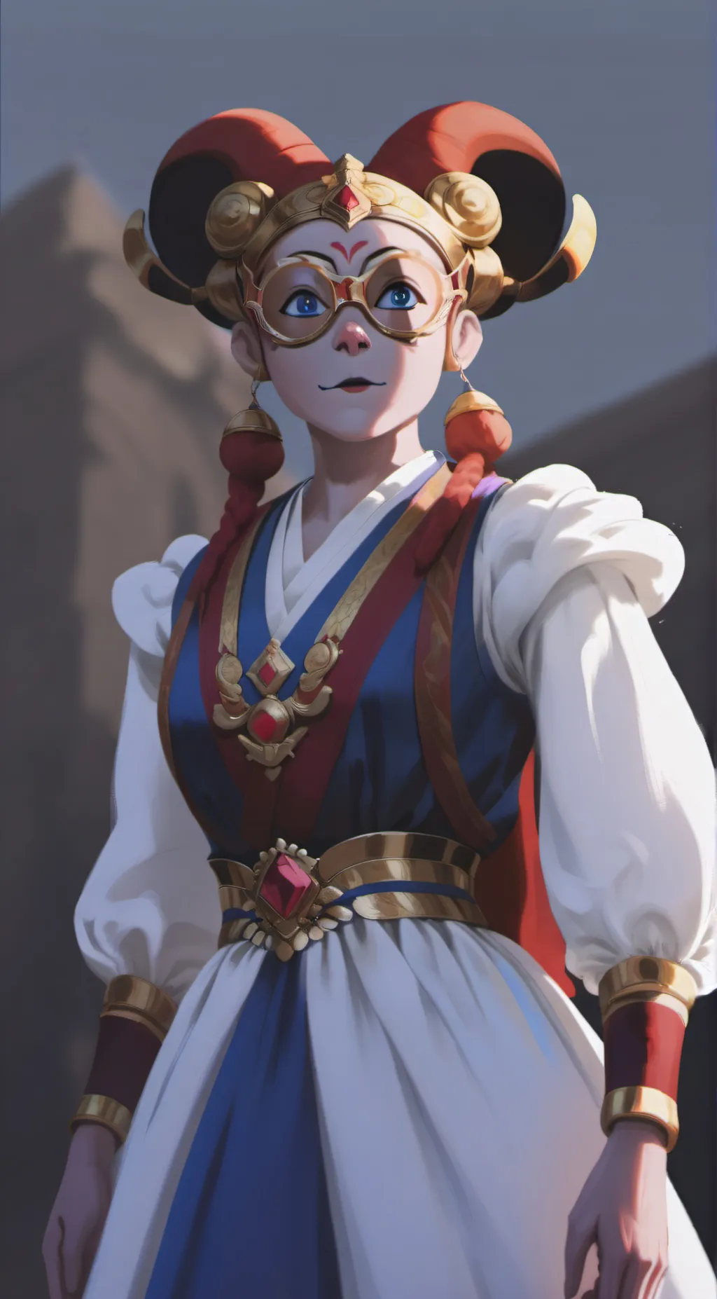 ai character: Brooke and foxy  background