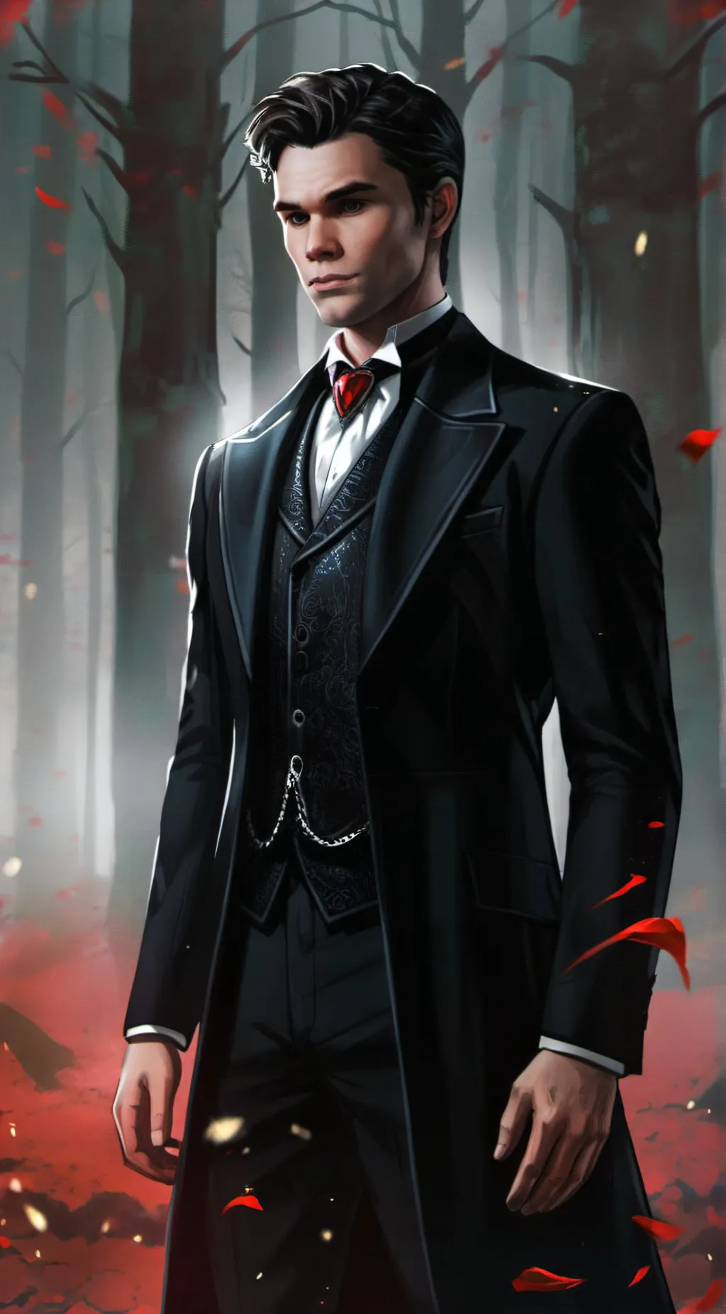 ai character: kol Mickelson  background