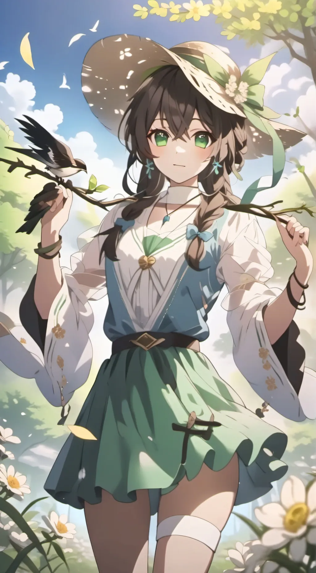 ai character: Woshi background