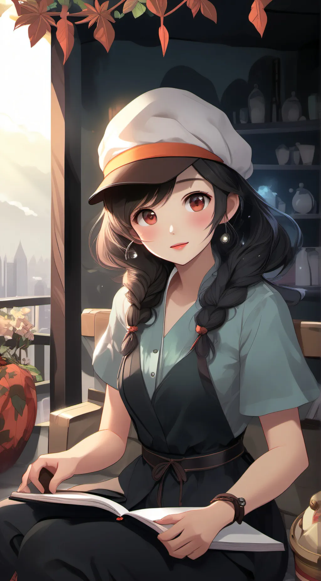 ai character: maya background