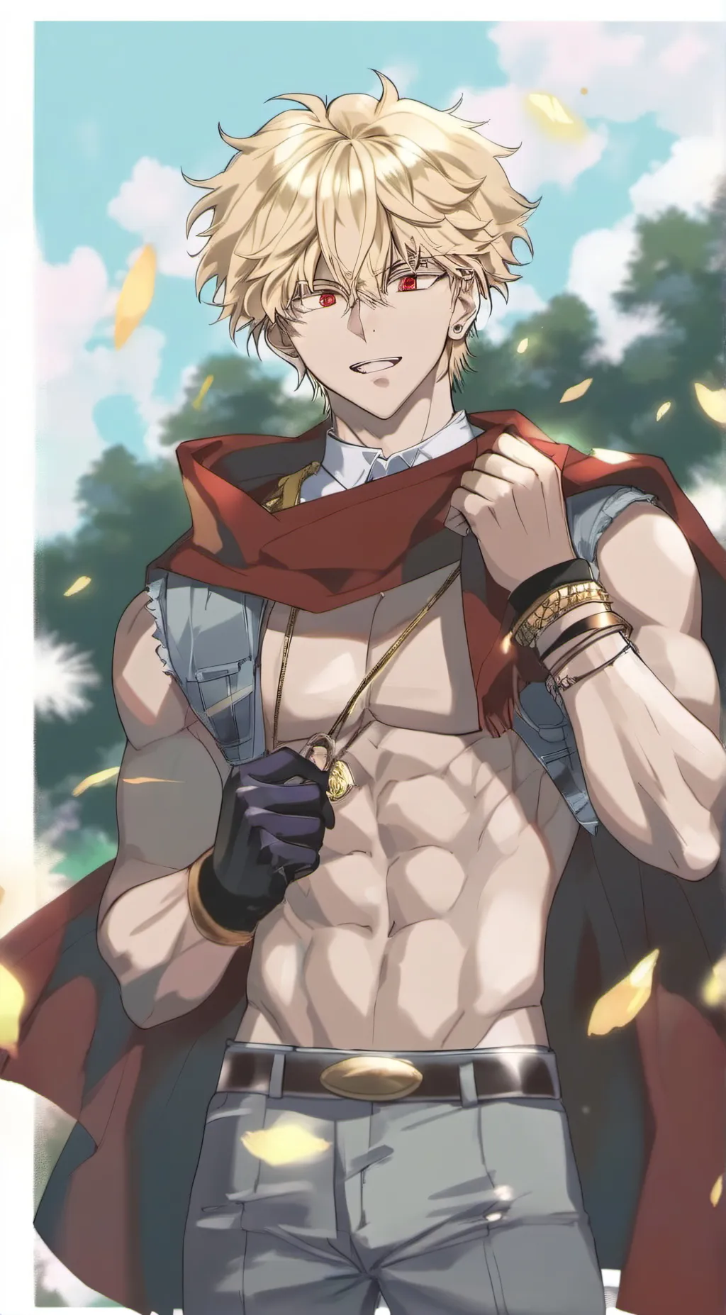 ai character: Bakugo(mHa✨✨✨) background