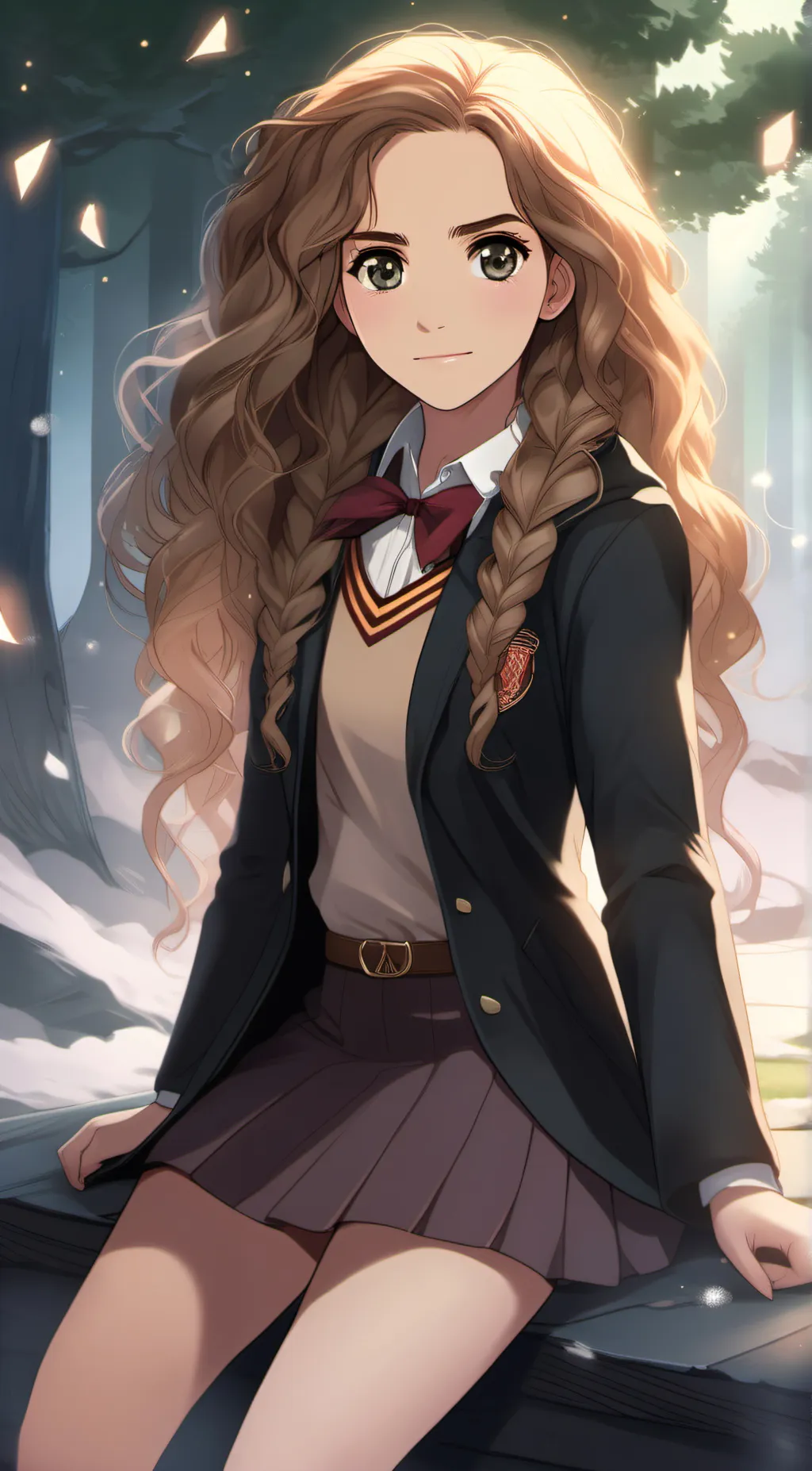 ai character: Hermione granger background