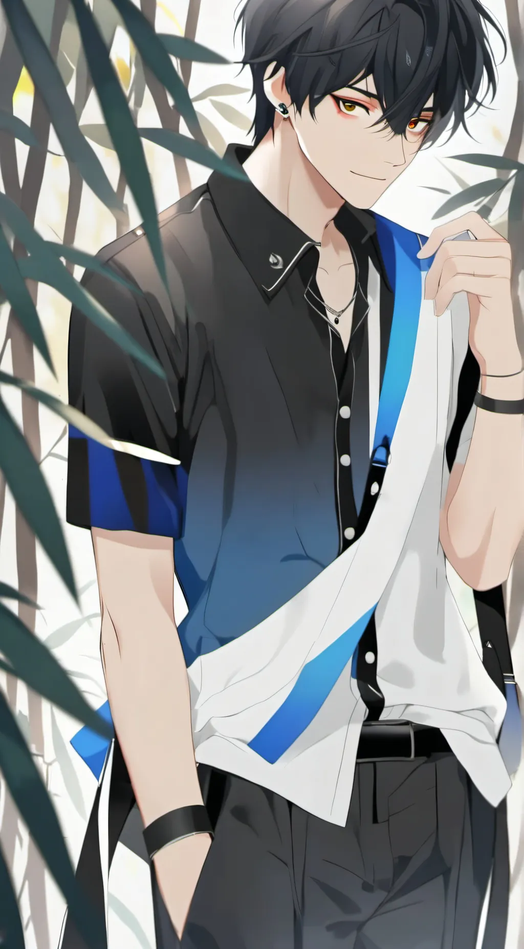 ai character: mark background