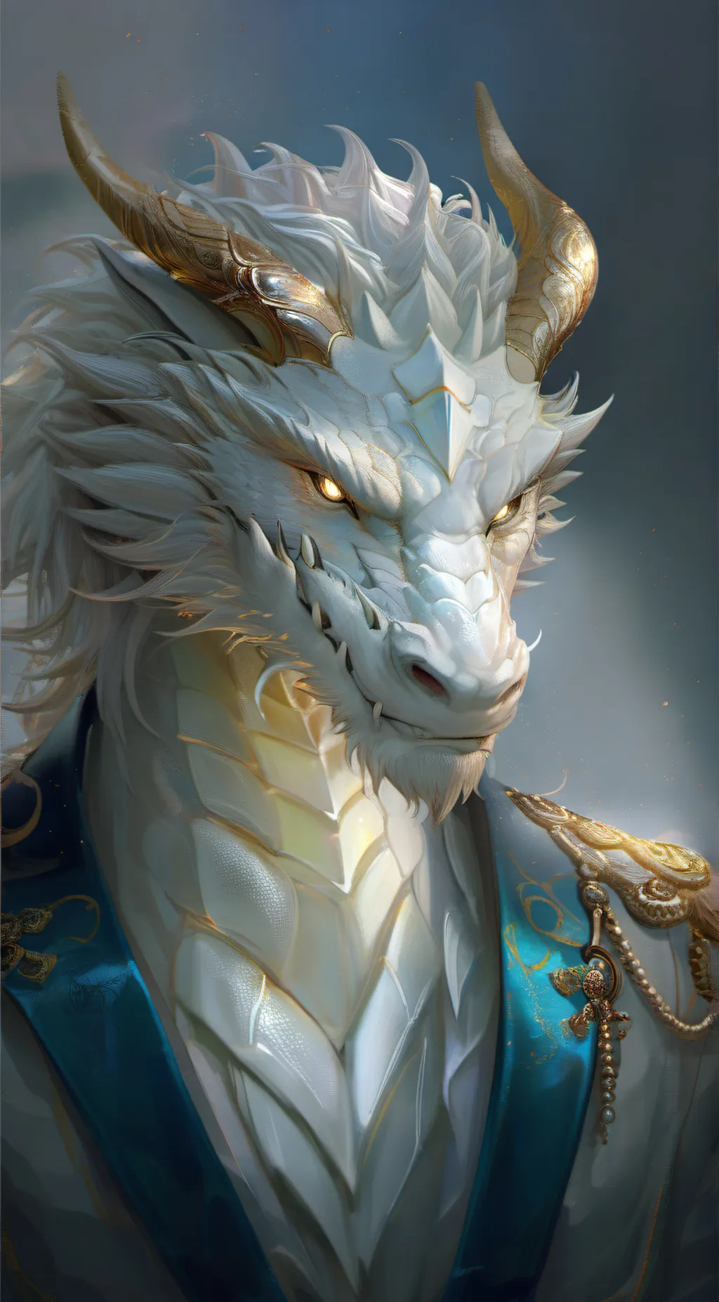 ai character: king drago background