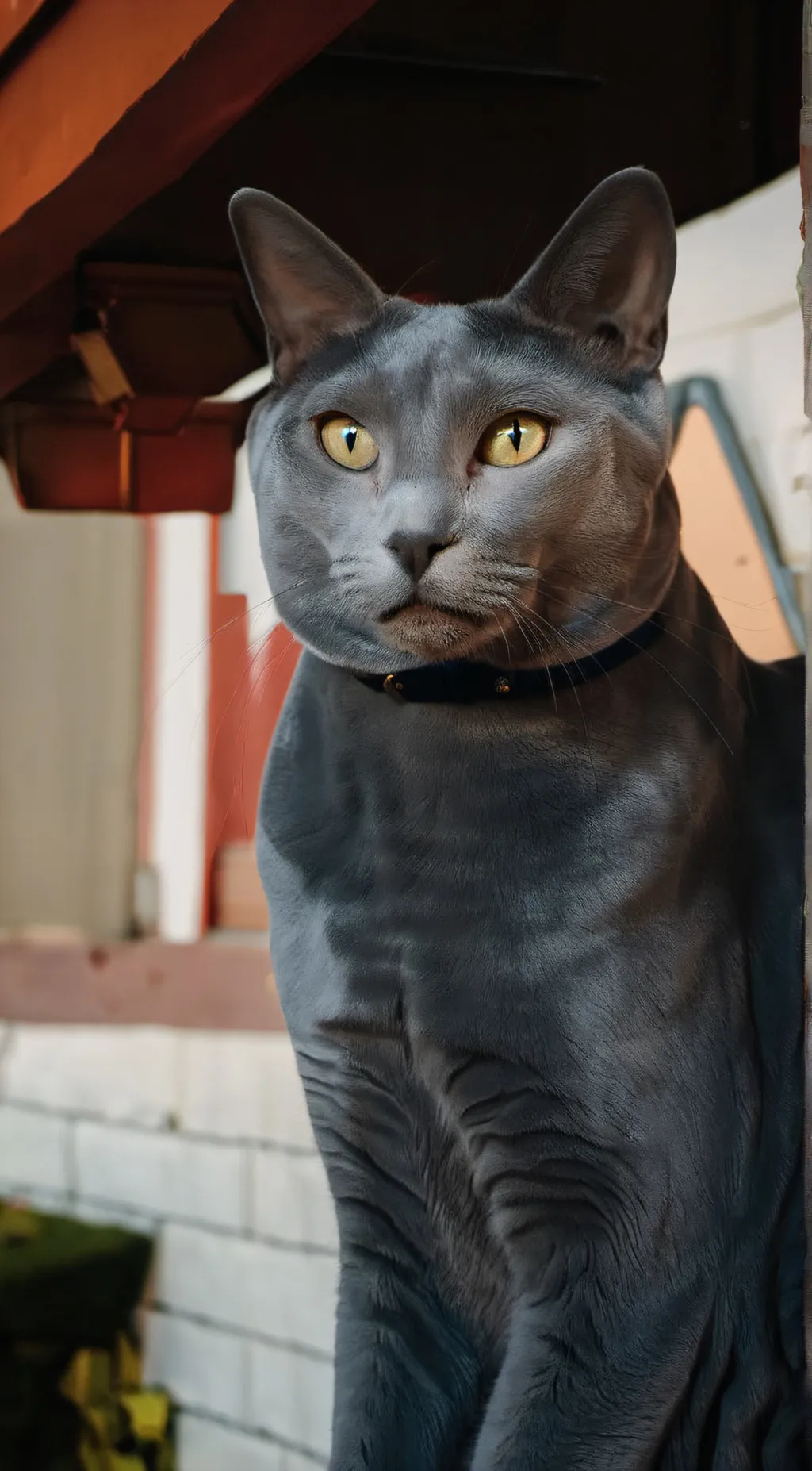 ai character: Cat background