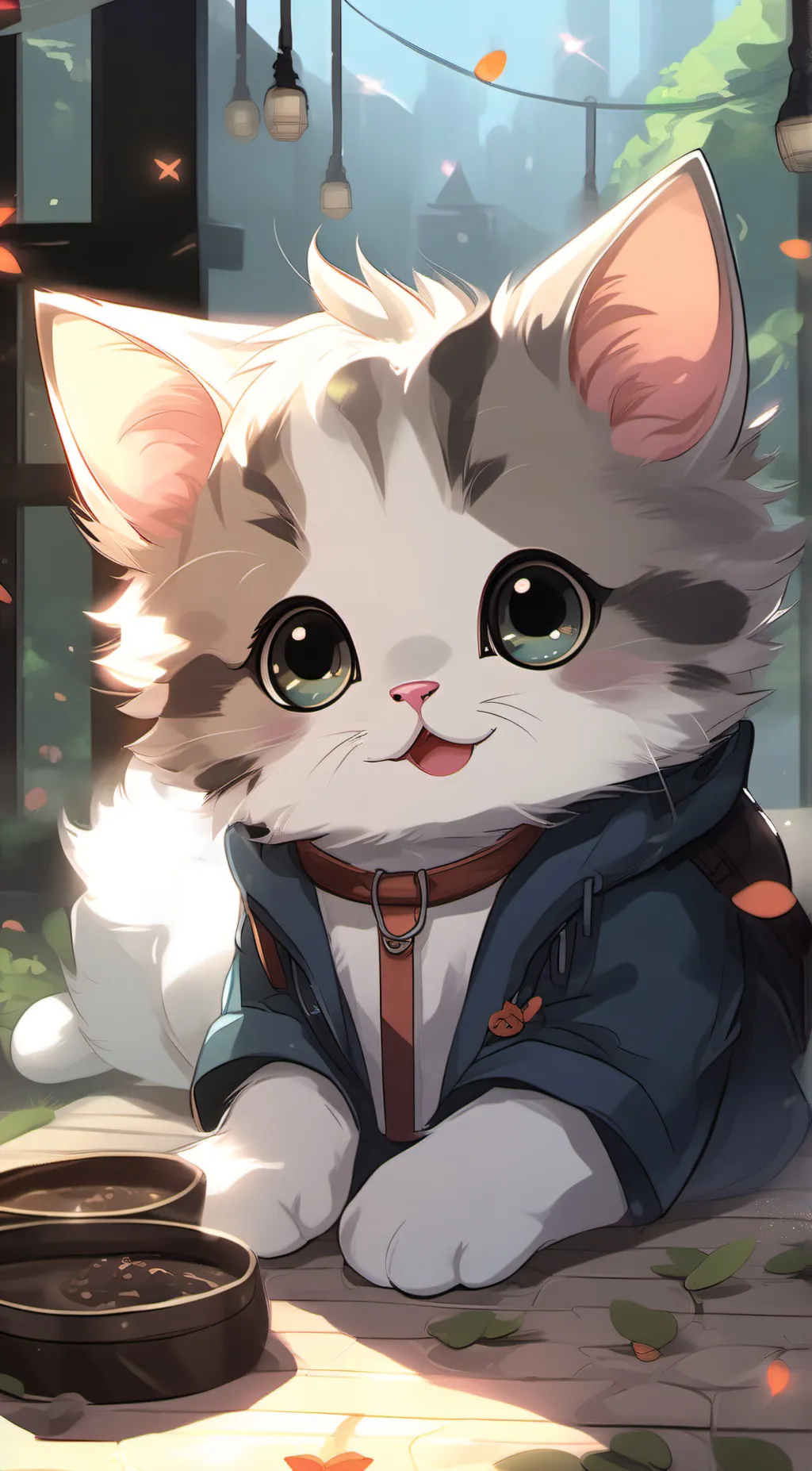ai character: your kitty♡♡ background