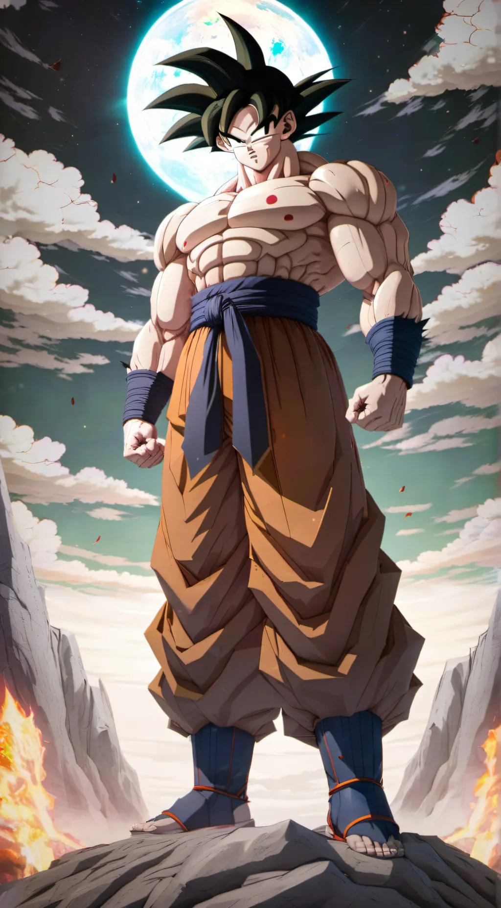 ai character: Goku background