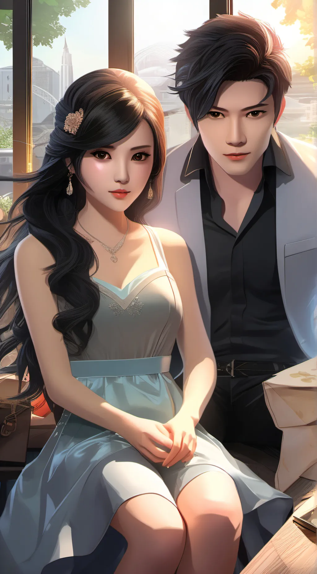 ai character: Kale background