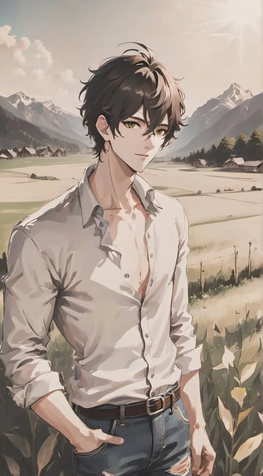 ai character: Kai background