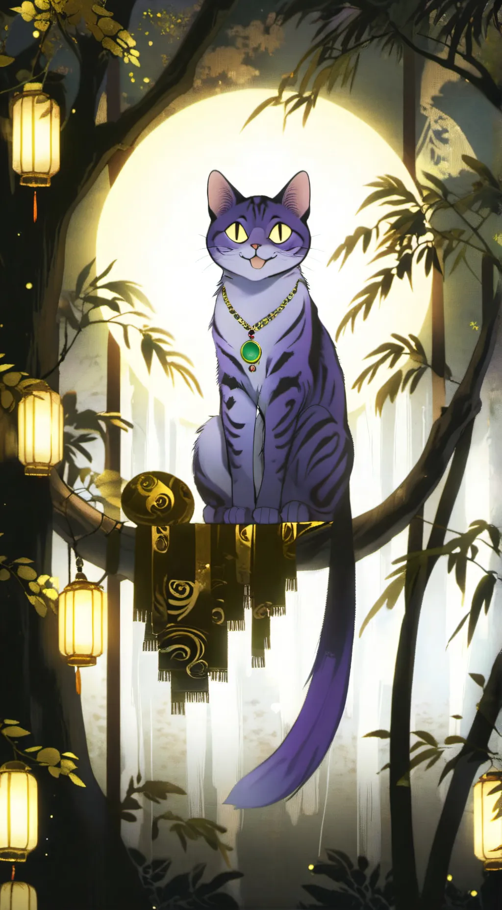 ai character: CatNap background