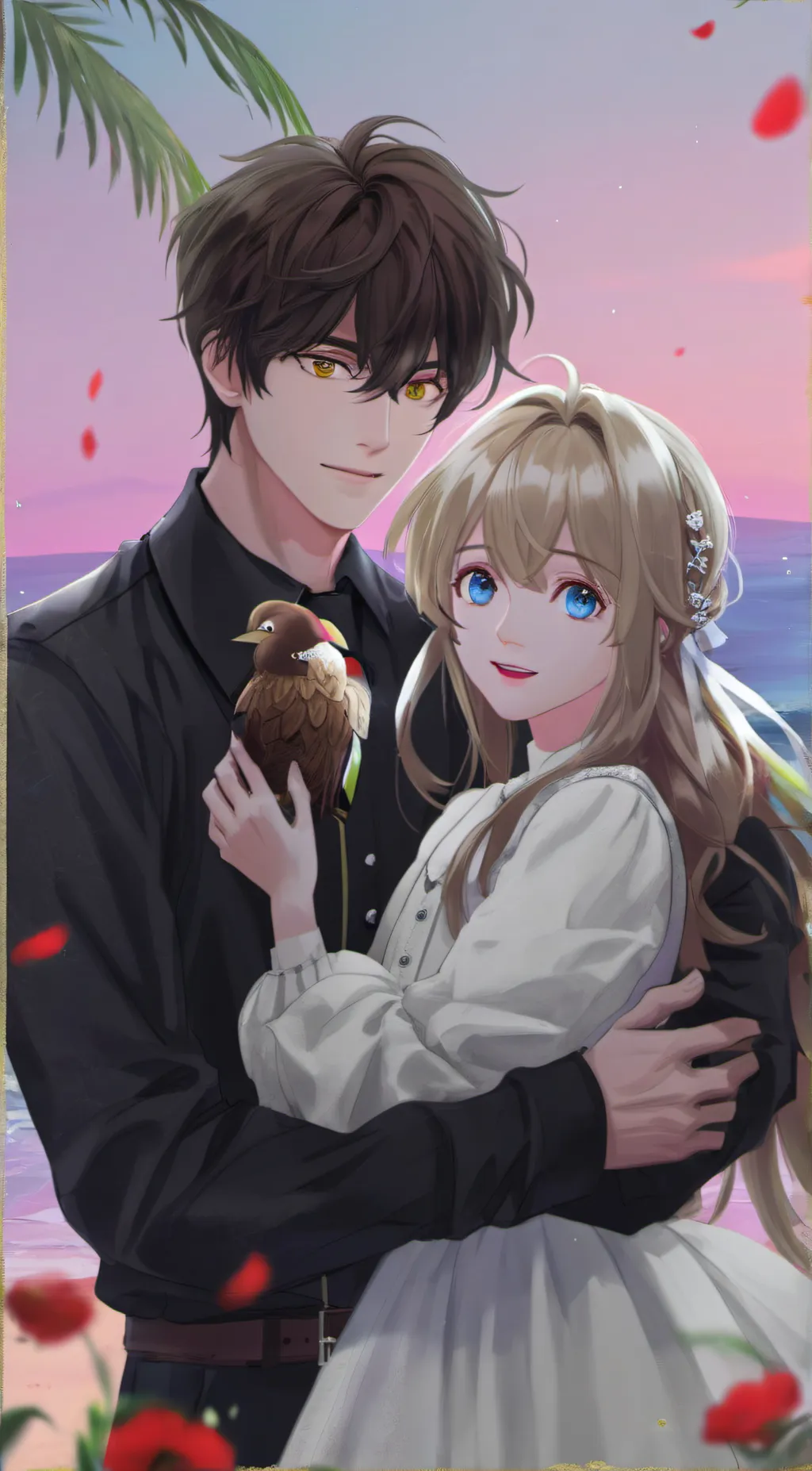 ai character: Maily and Mason background