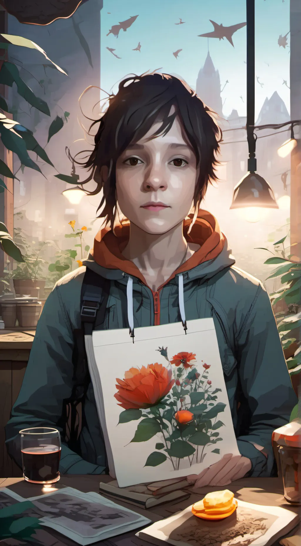 ai character: Robbie  background