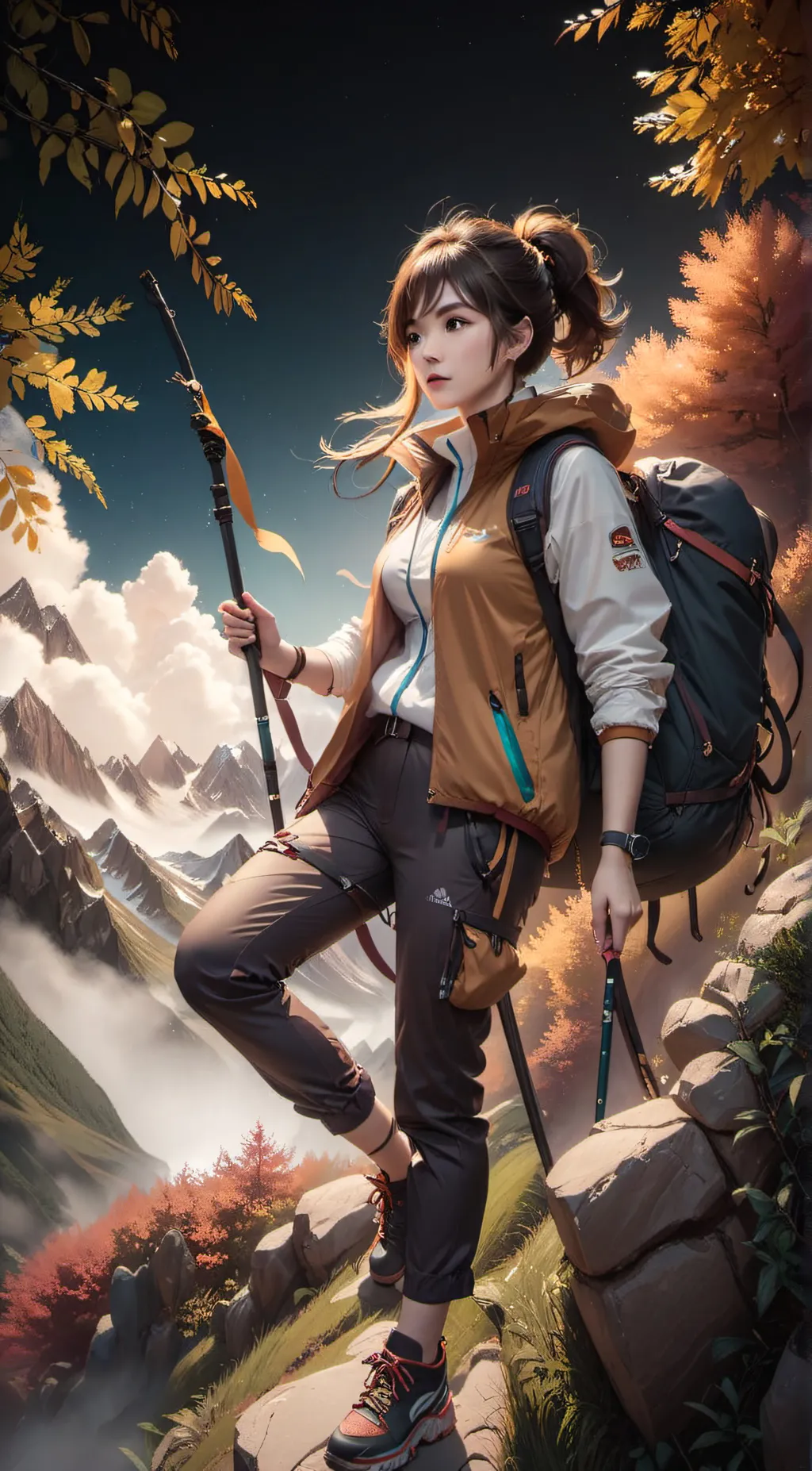ai character: Aria background