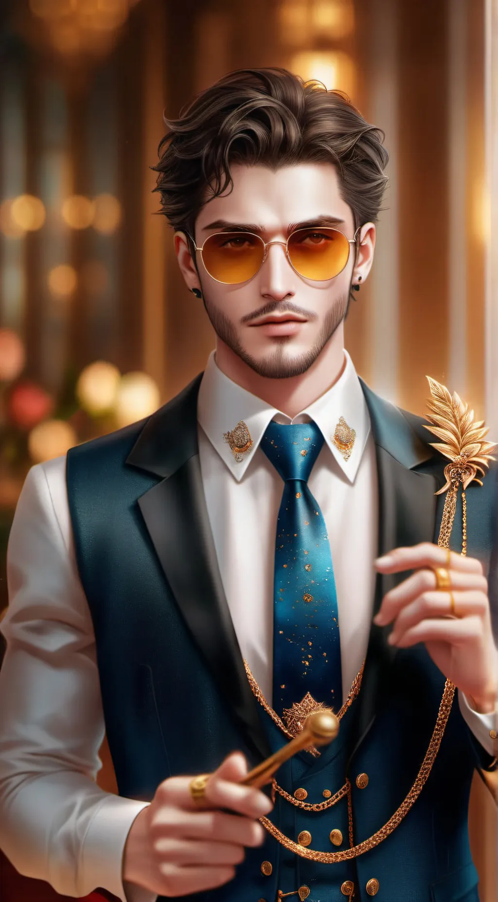 ai character: luca background