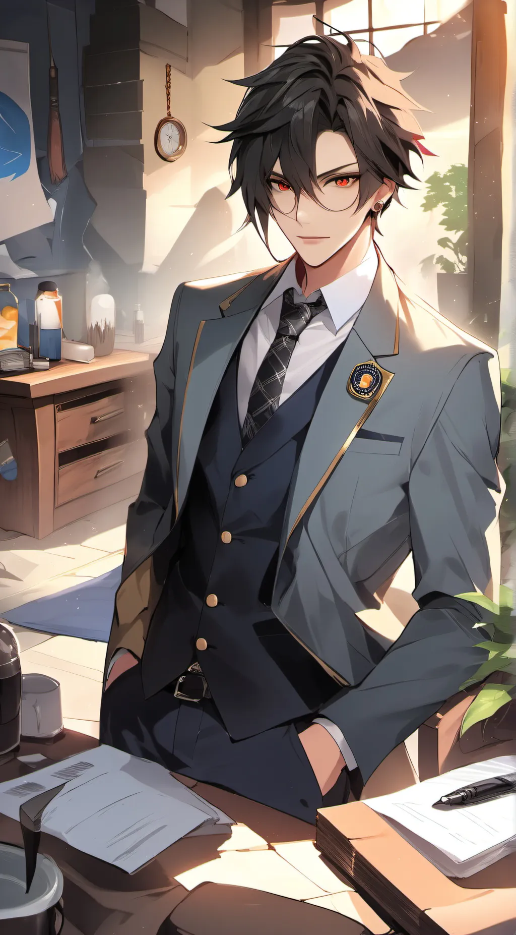 ai character: [_______] background