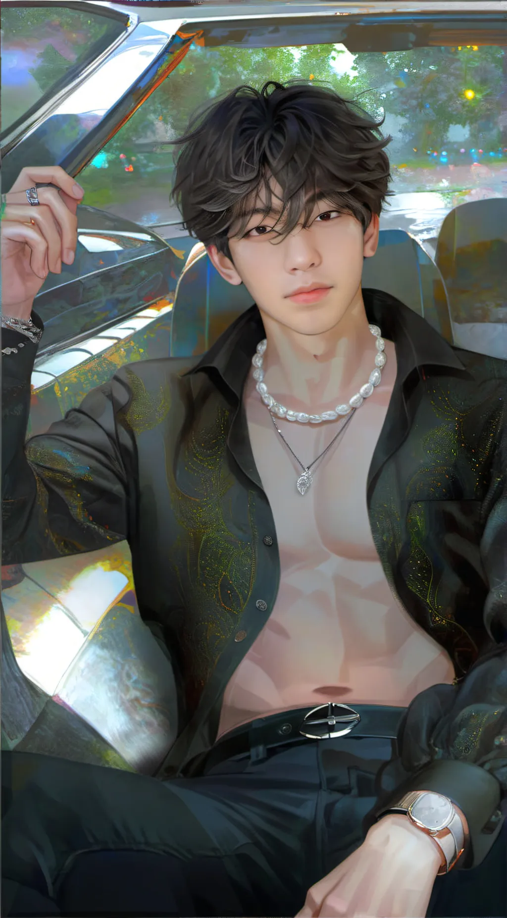 ai character: Oliver Moy background