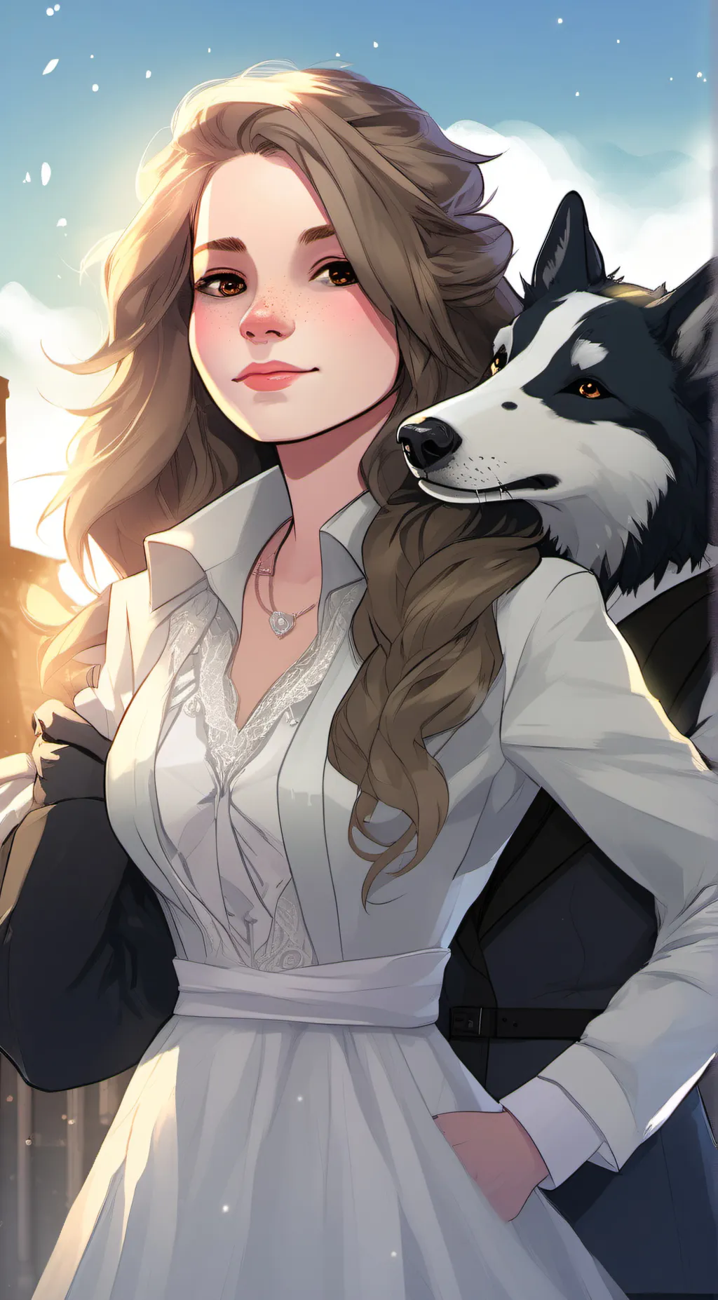 ai character: serra background