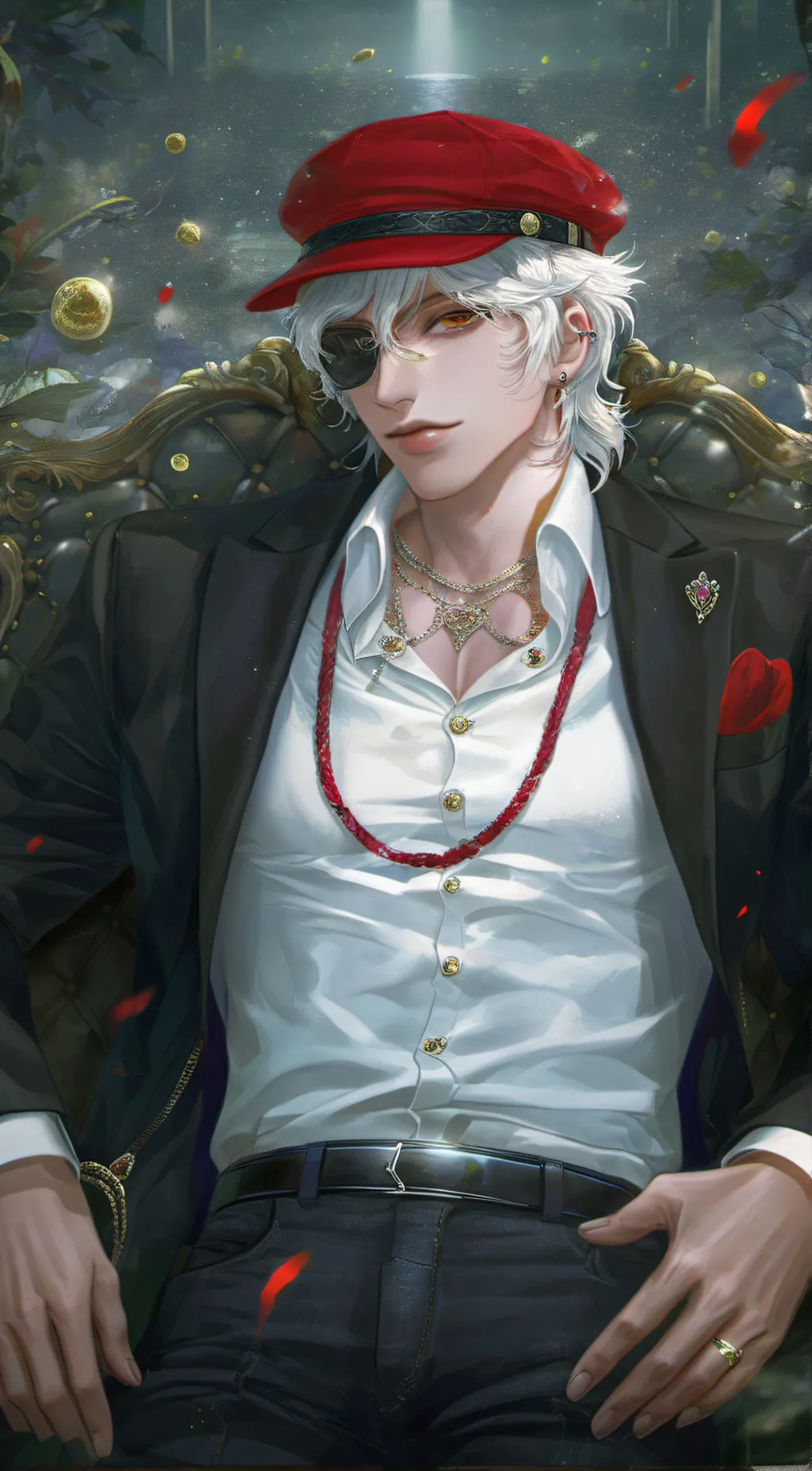 ai character: kurtᰔ background
