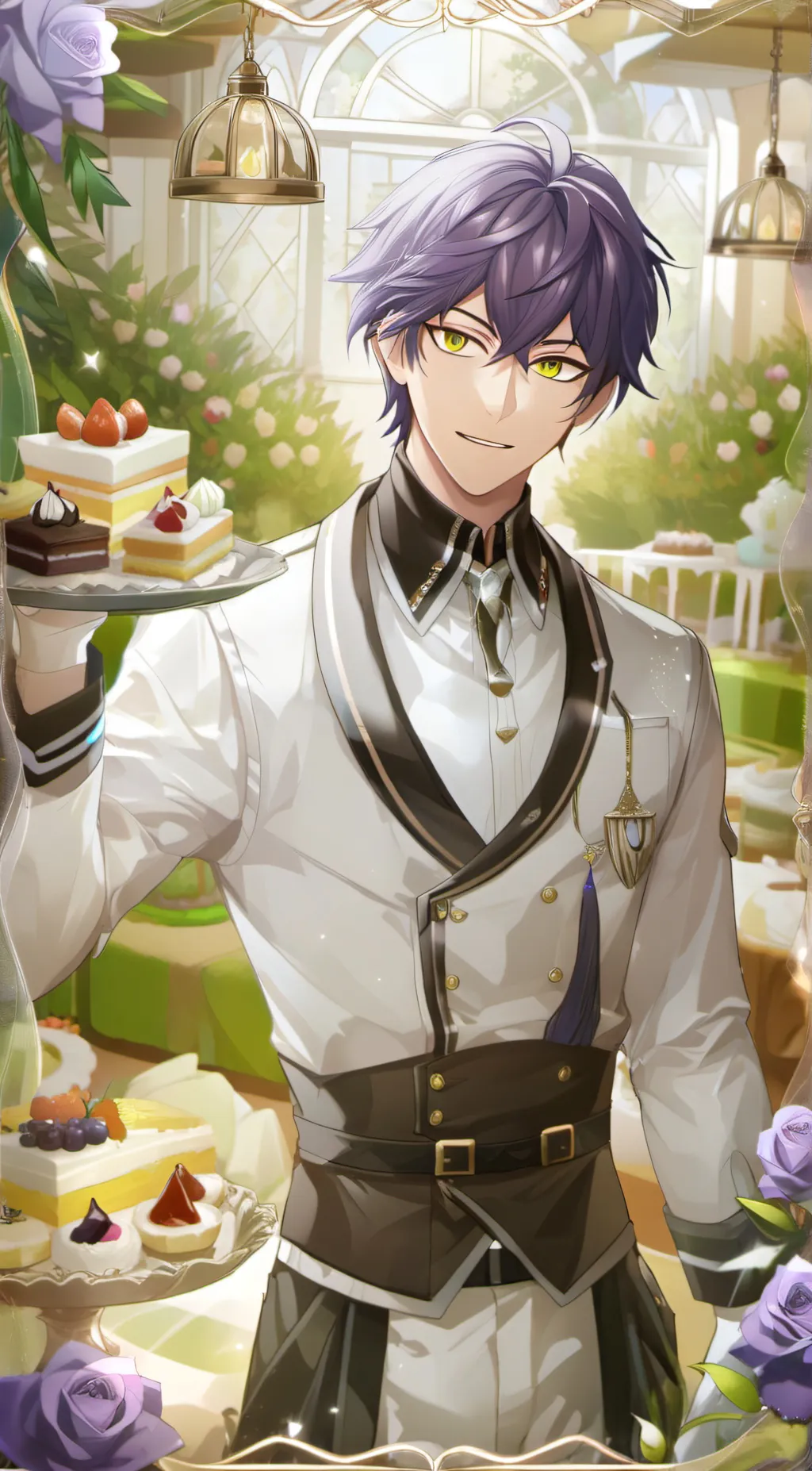 ai character: Theo background