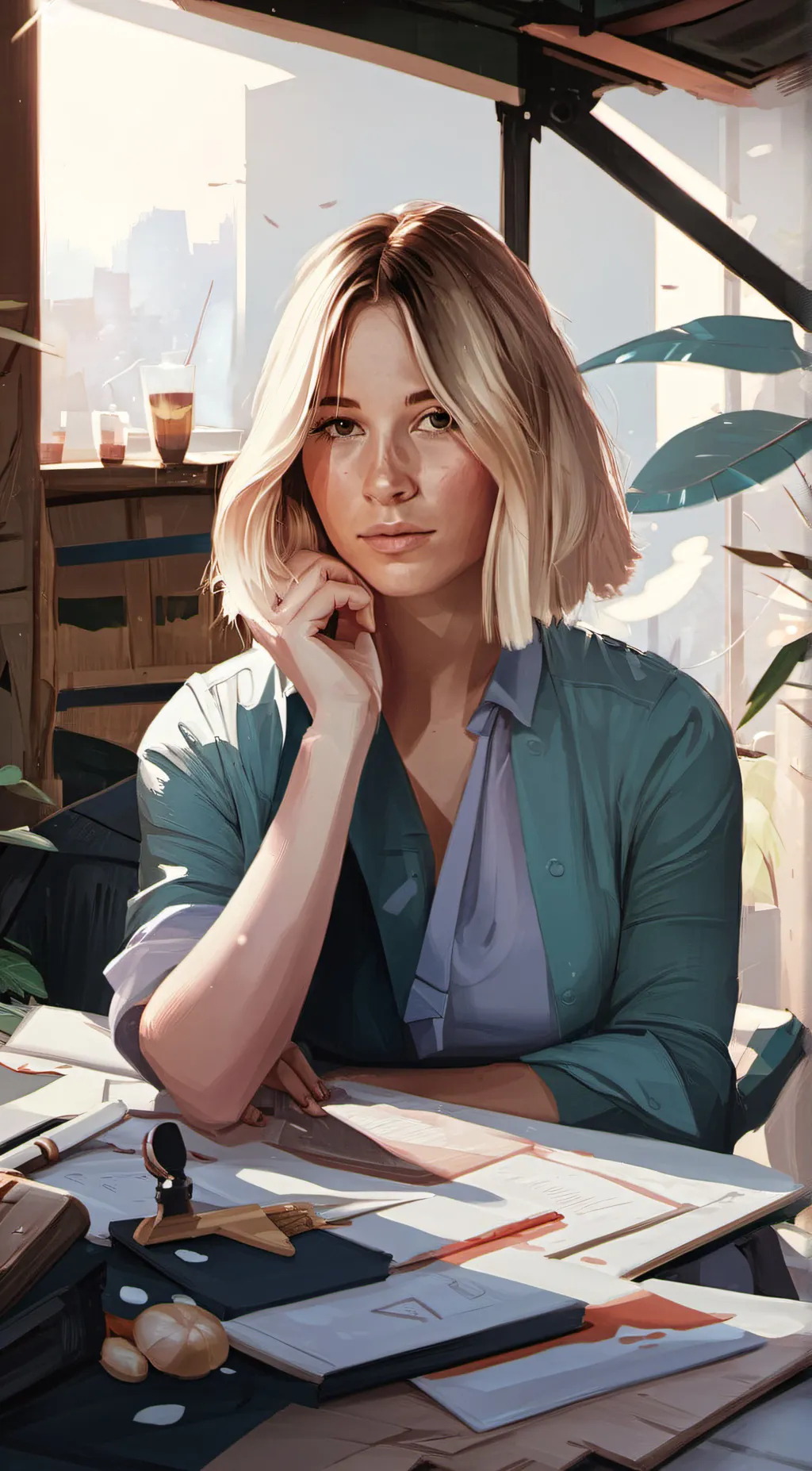 ai character: Sandy Brooks background