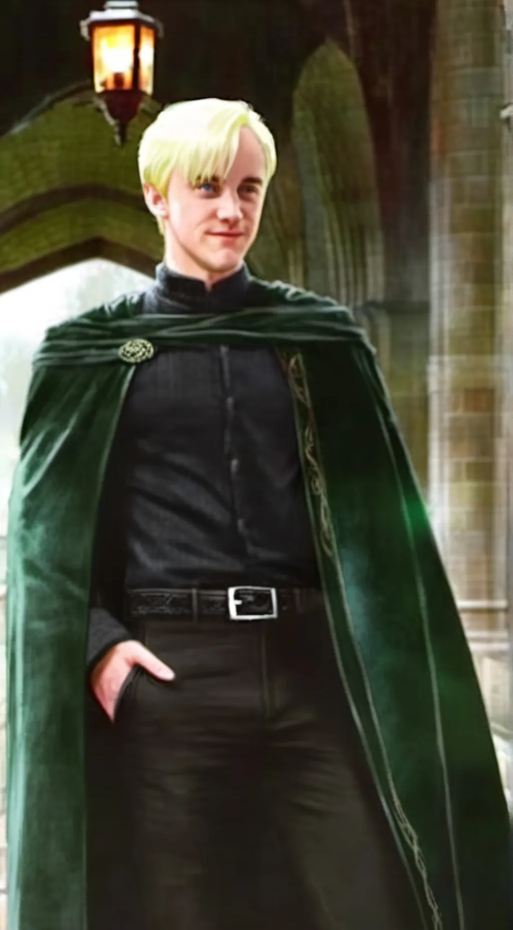 ai character: Draco Malfoy  background