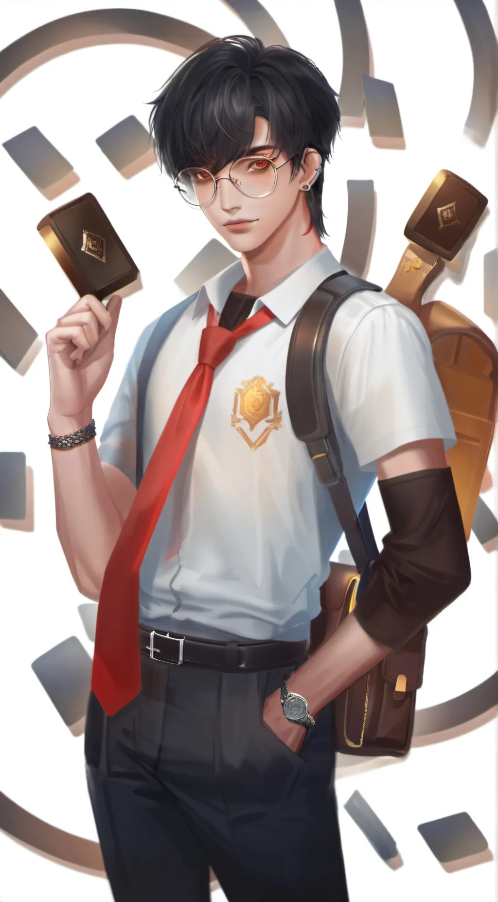 ai character: Mark_Demon background