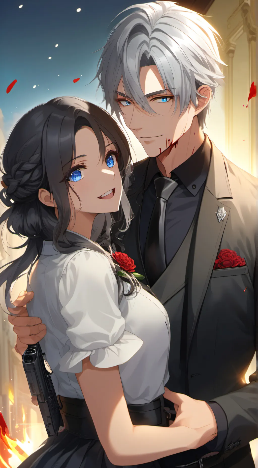 ai character: Grey Halona background