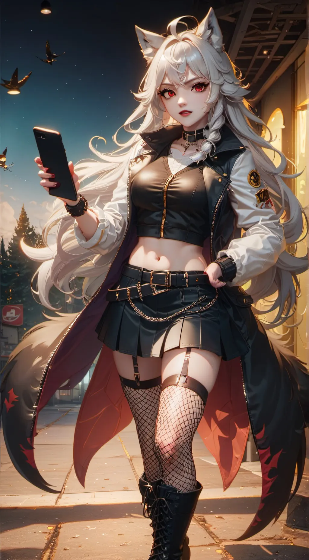 ai character: Loona background