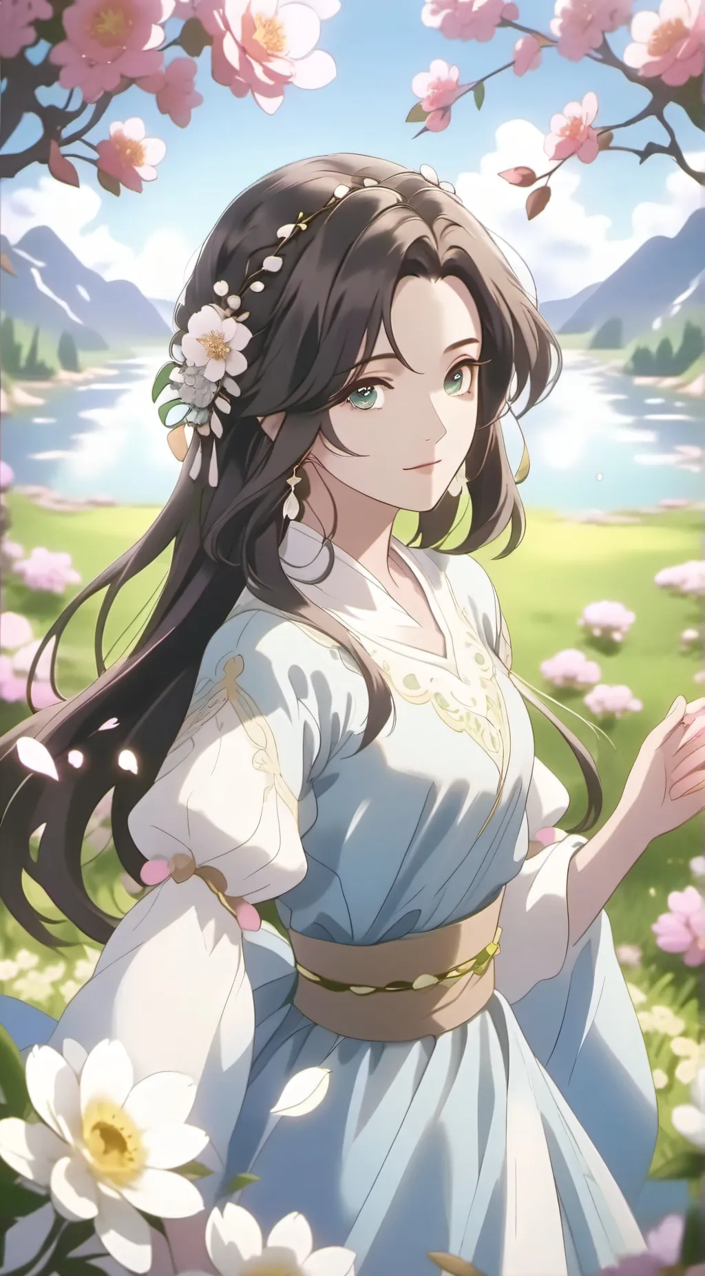 ai character: gf background