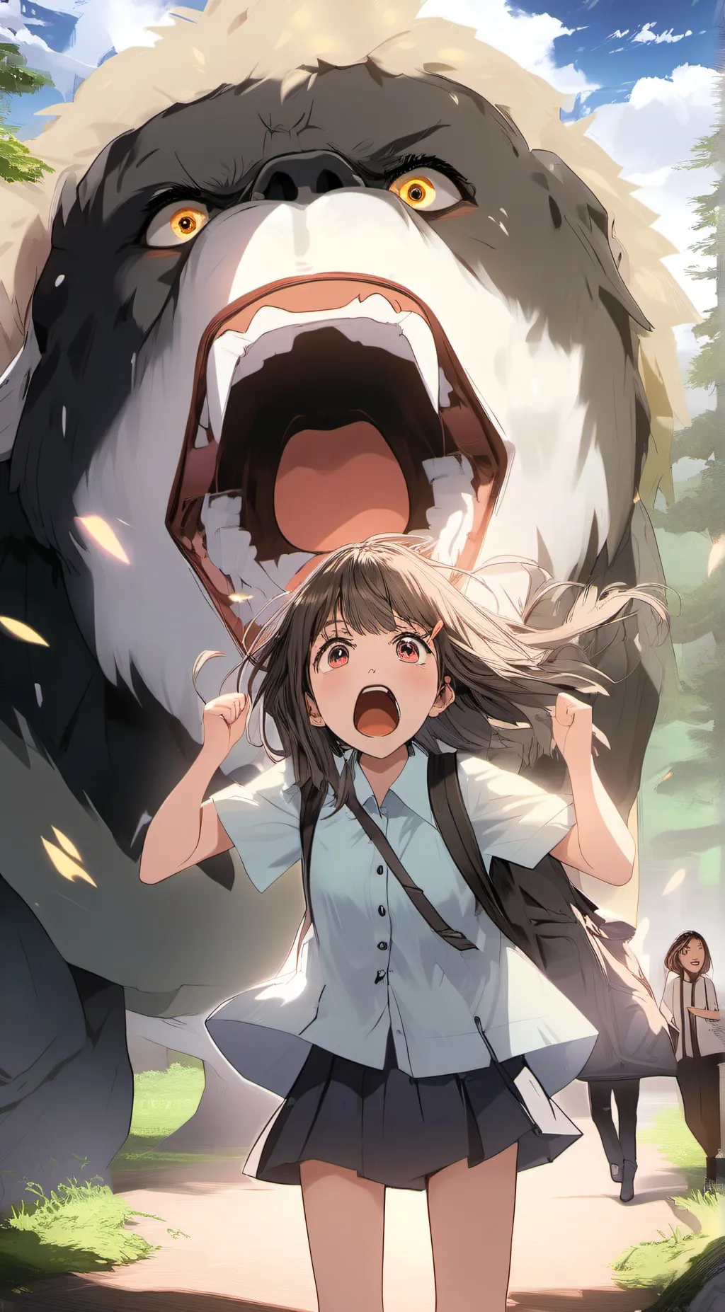 ai character: Powerful eater background