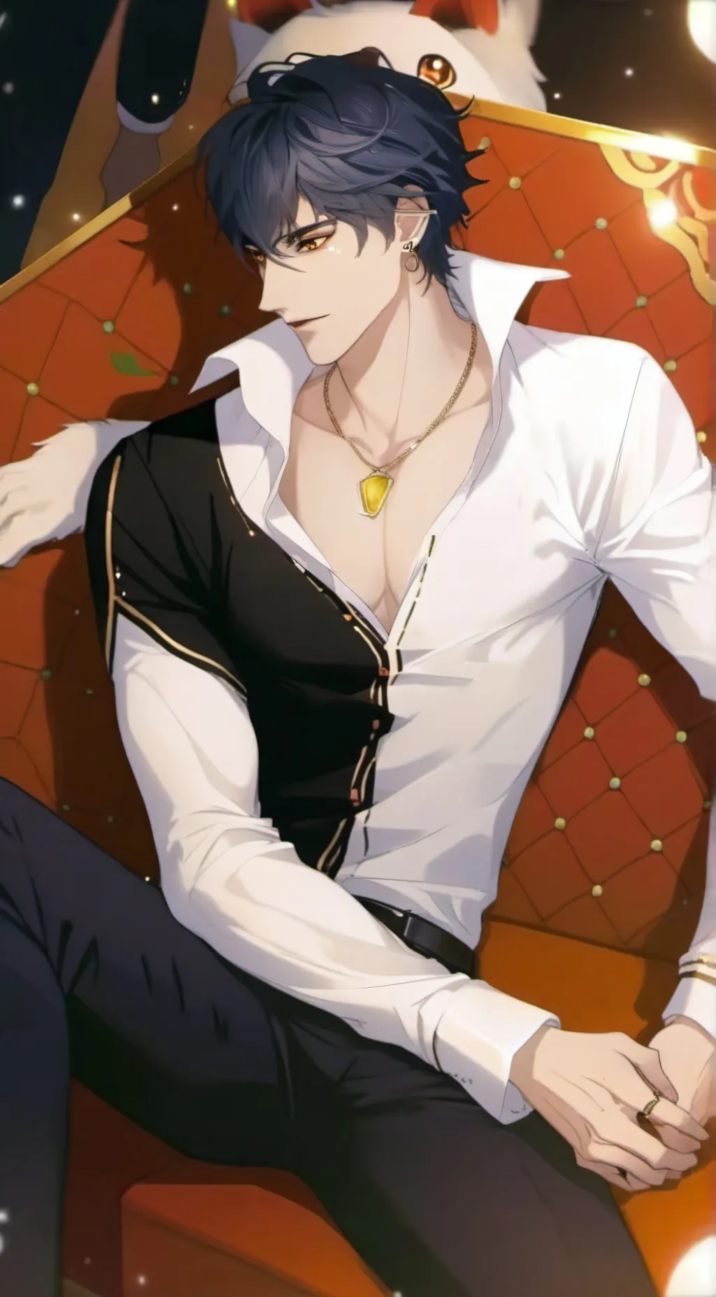 ai character: Aaron  background