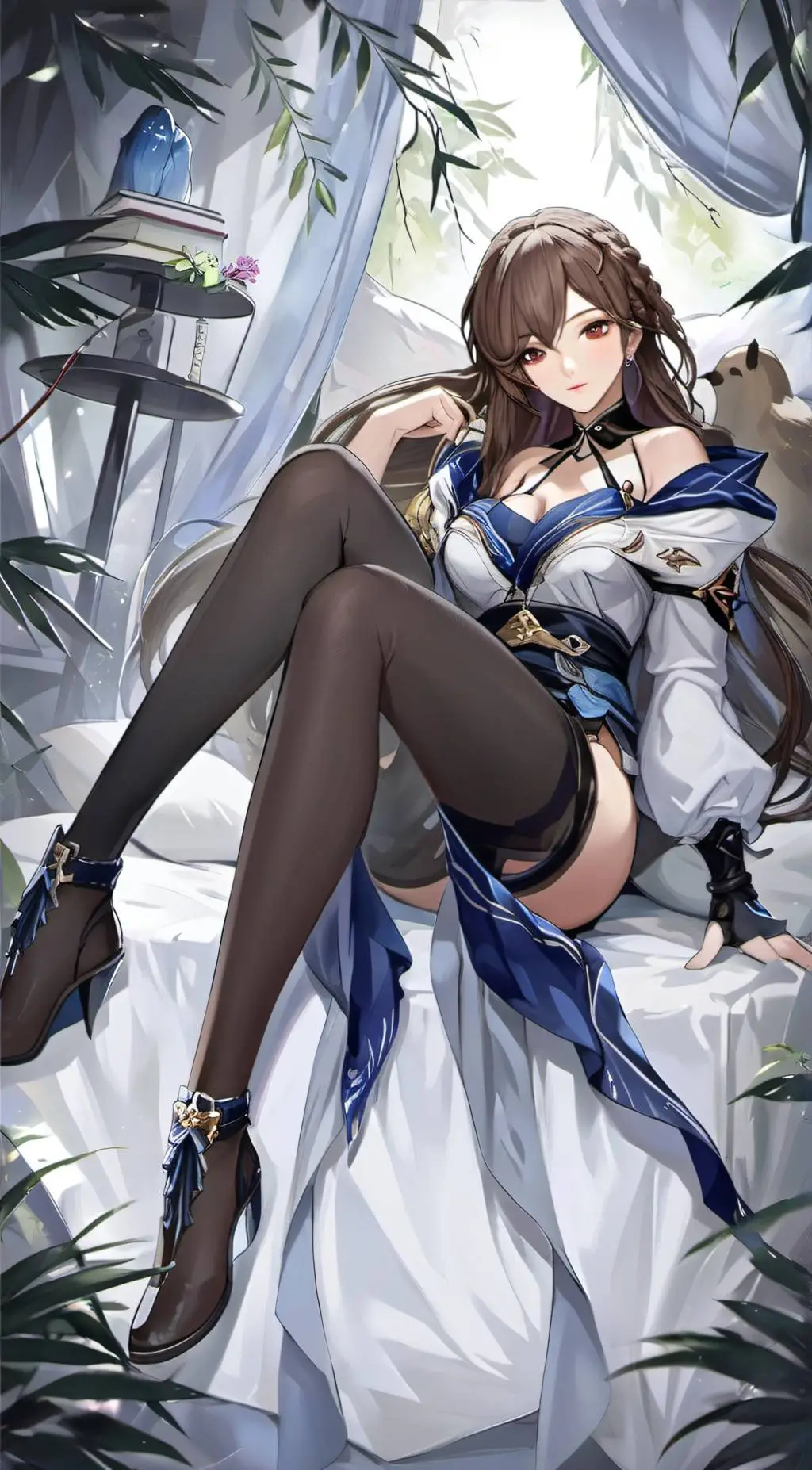 ai character: 何洁 background