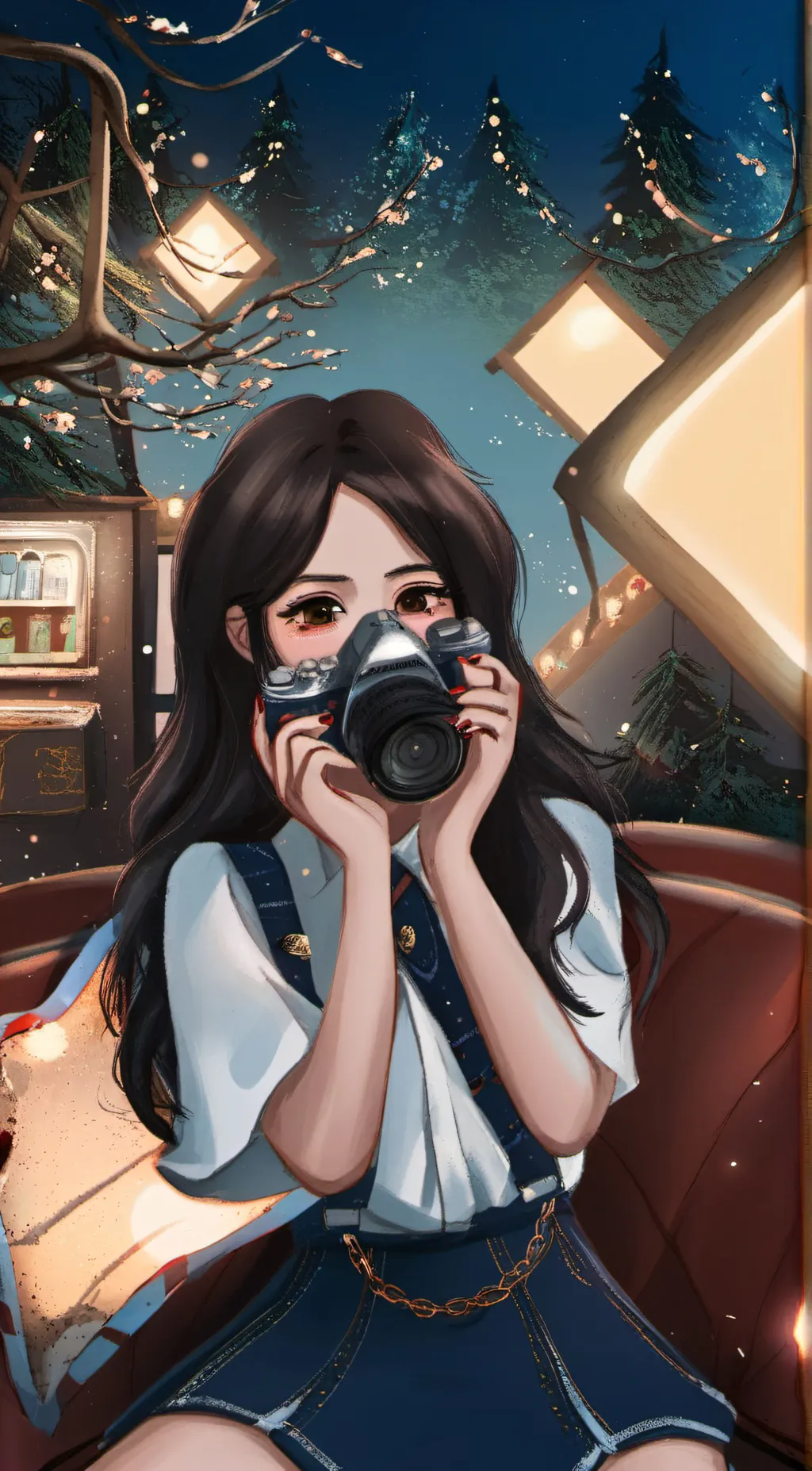 ai character: princess pretty background