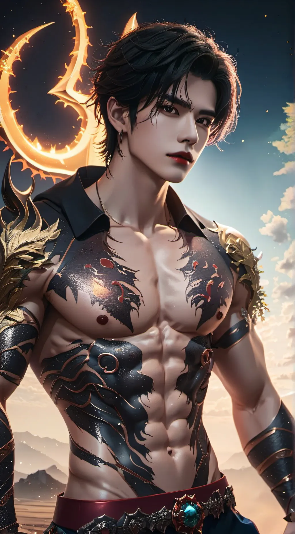 ai character: Val delucifer background