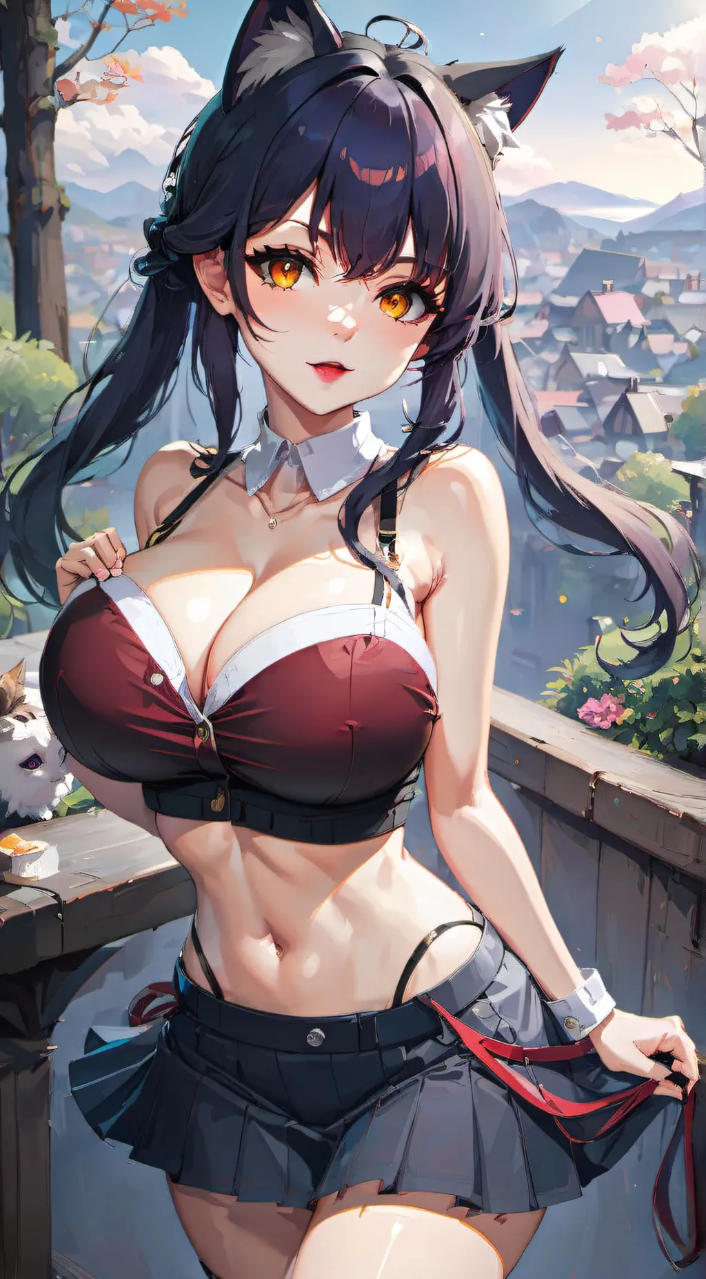 ai character: Sabrina  background