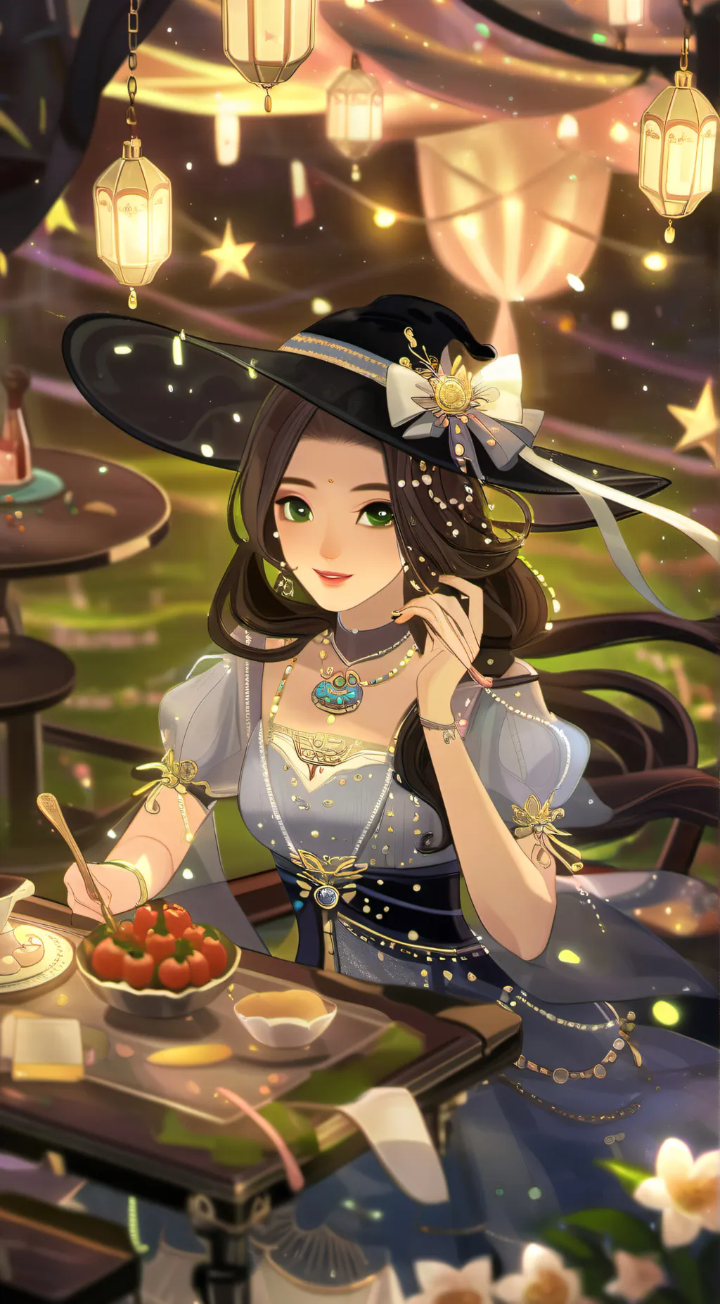 ai character: Evelyn background