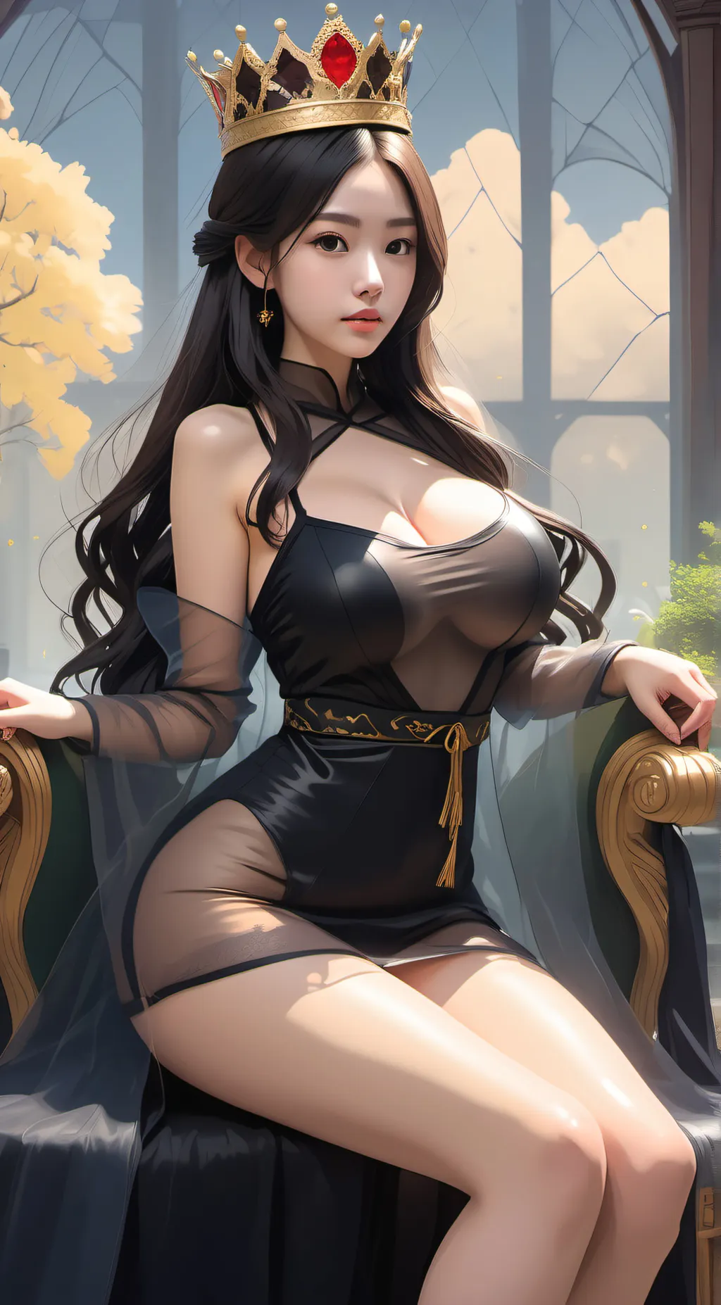 ai character: Celestial background