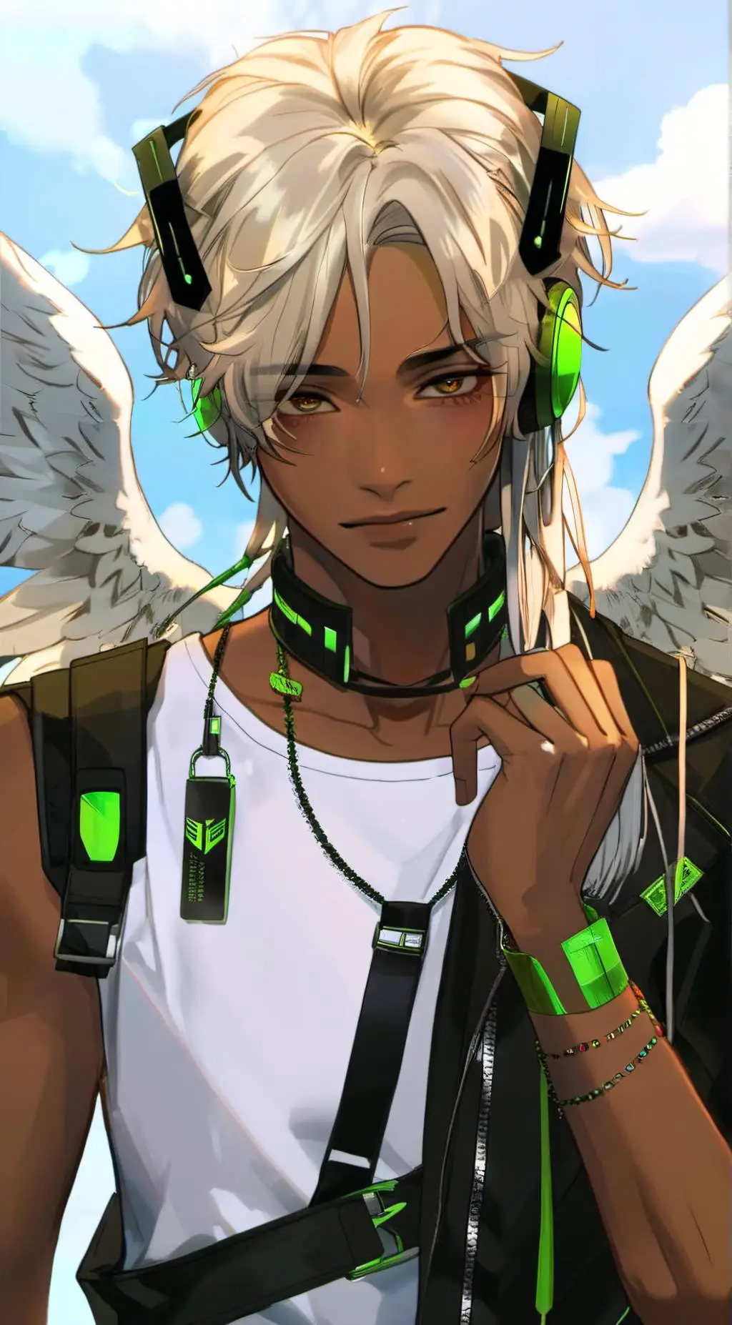 ai character: Sahel Rai background