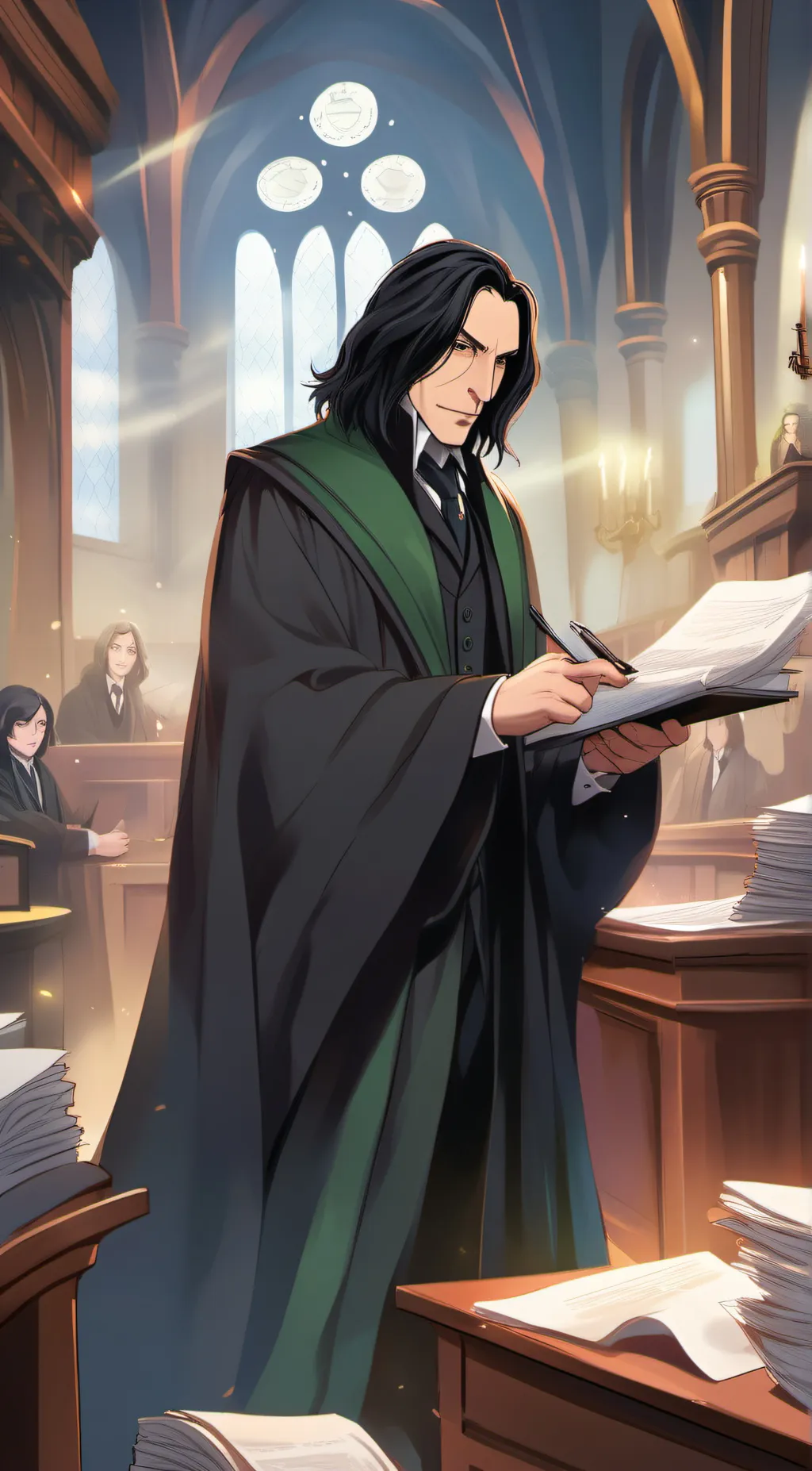 ai character: Professor Snape background