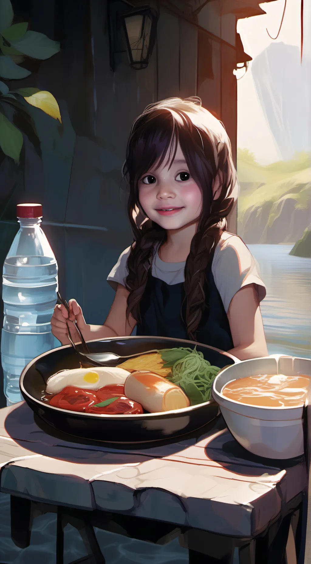ai character: Gabby  background