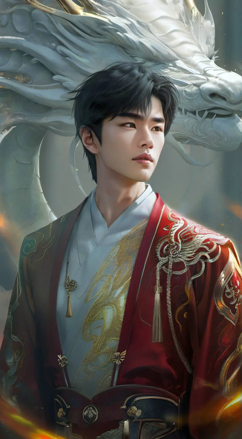 ai character: Kyro (카이로)  background